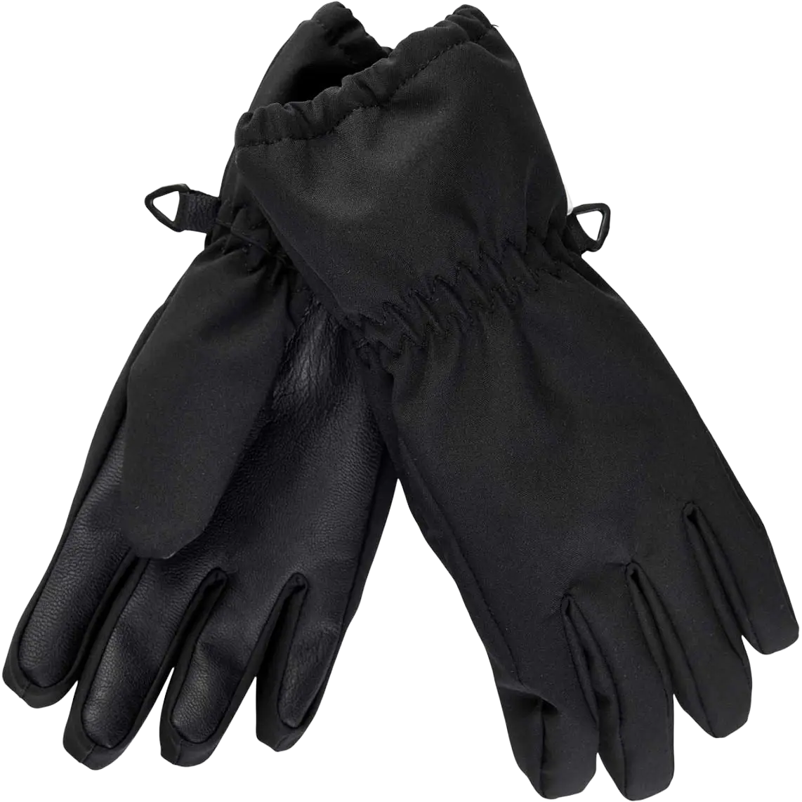 Mikk-Line Softshell Gloves handsker - Black - 134/140 - Handsker til børn