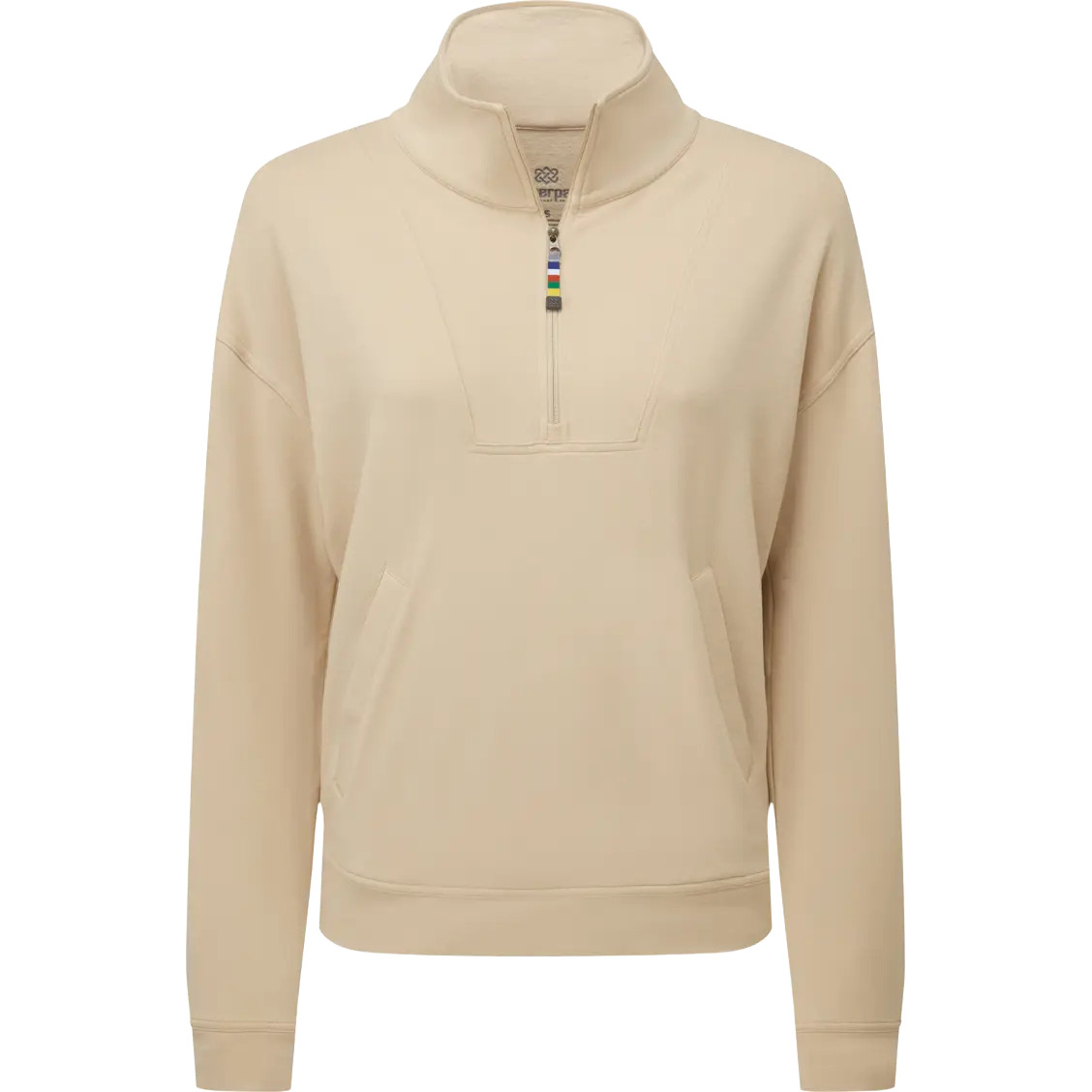 Sherpa Dhyan 1/4 Zip Women sweatshirt - Cream - Sweatshirts