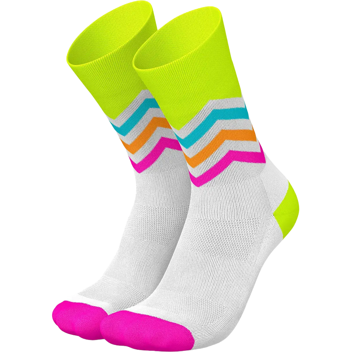 InCylence Running Volts High-Cut - Canary Pink - 43-46 - Løbestrømper