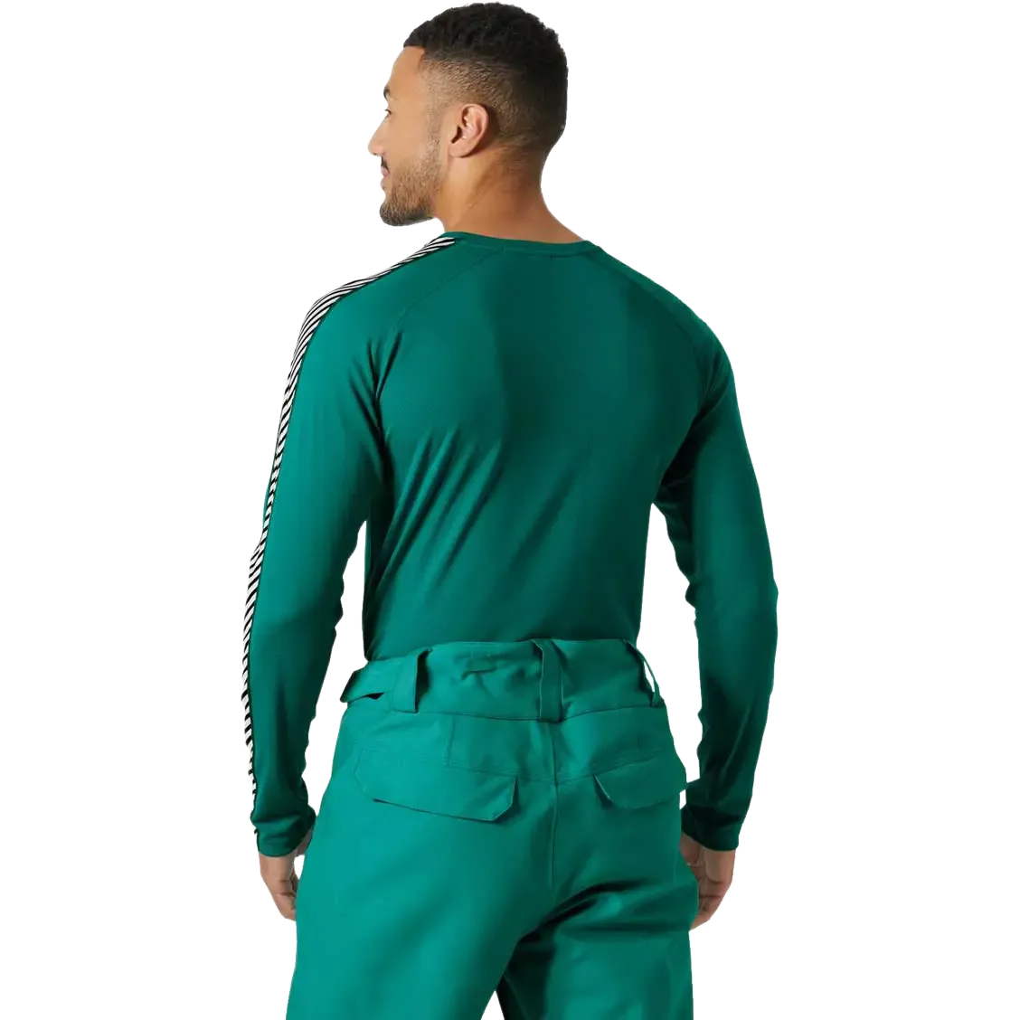 Lifa Active Stripe Crew Men underställströja