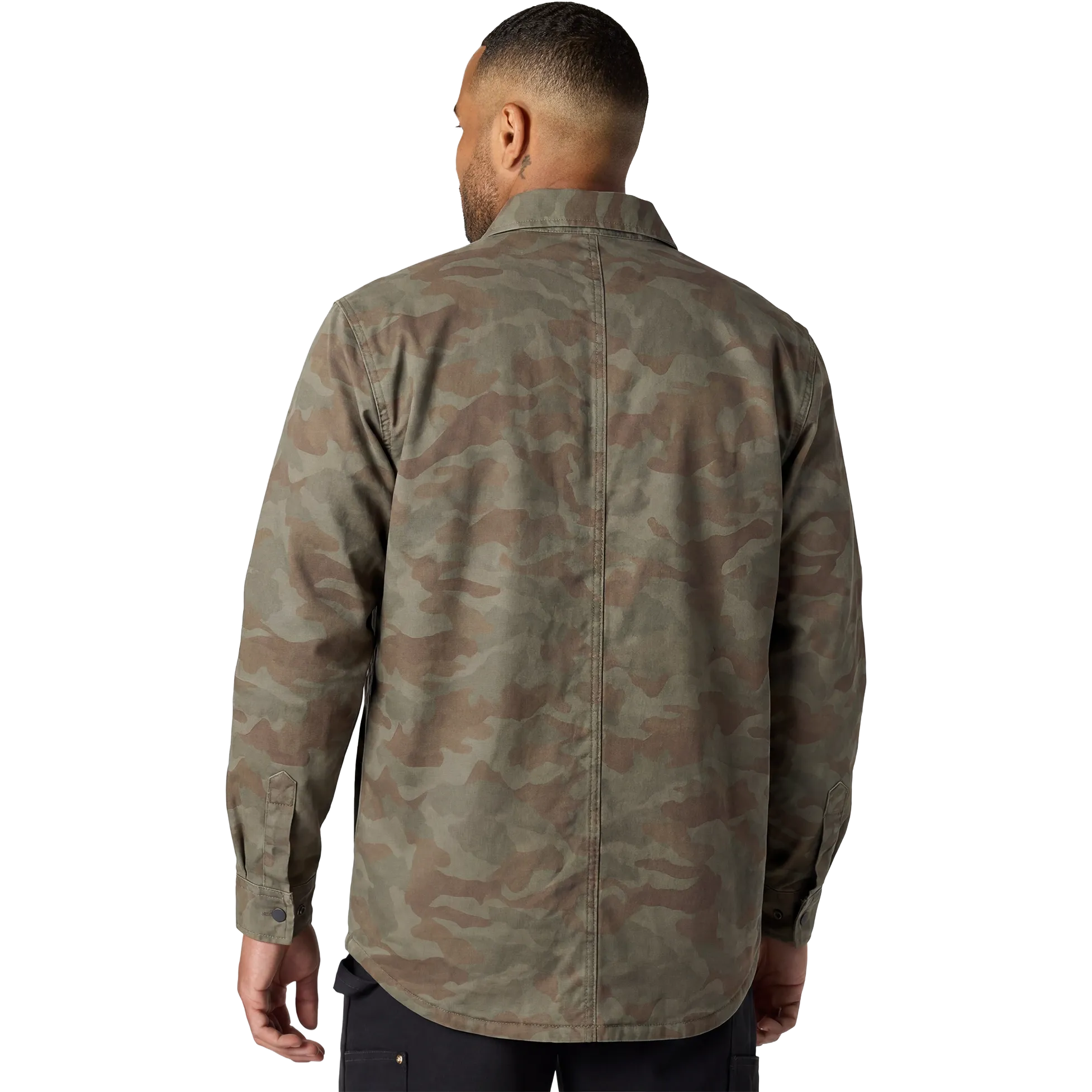 Canvas Fleece-Lined Shirt Jacket Herr