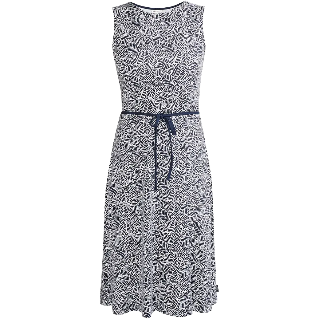 Holebrook Jennie Dress kjole - White/Navy Leaf - L - Outdoor kjoler