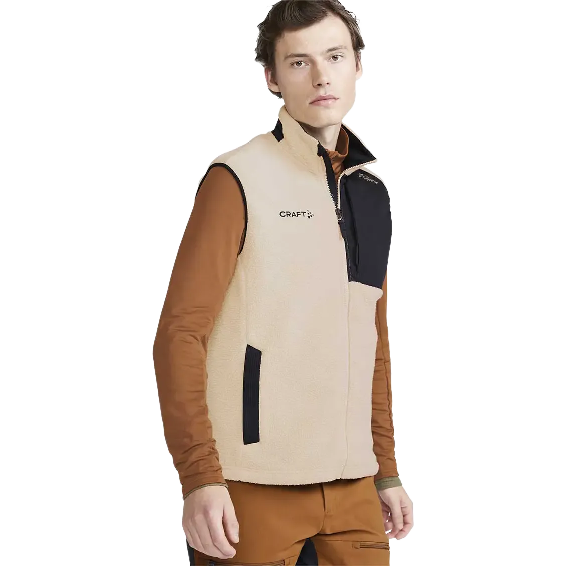 ADV Explore Pile Fleece Vest m/logo Men fleecevest