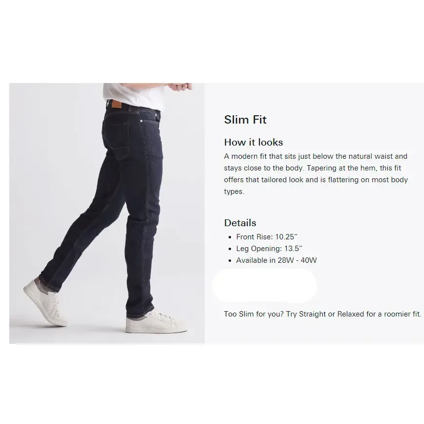 No Sweat Pant Men Slim 32'' herrebukser