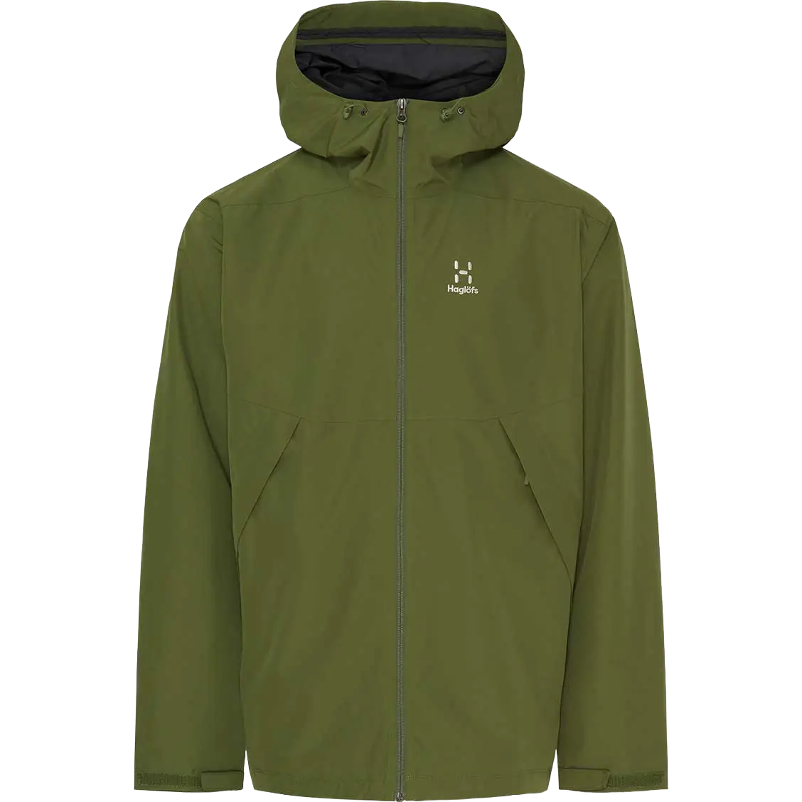 Haglöfs Mila II Jacket Men - Olive Green - S - Regnjakker