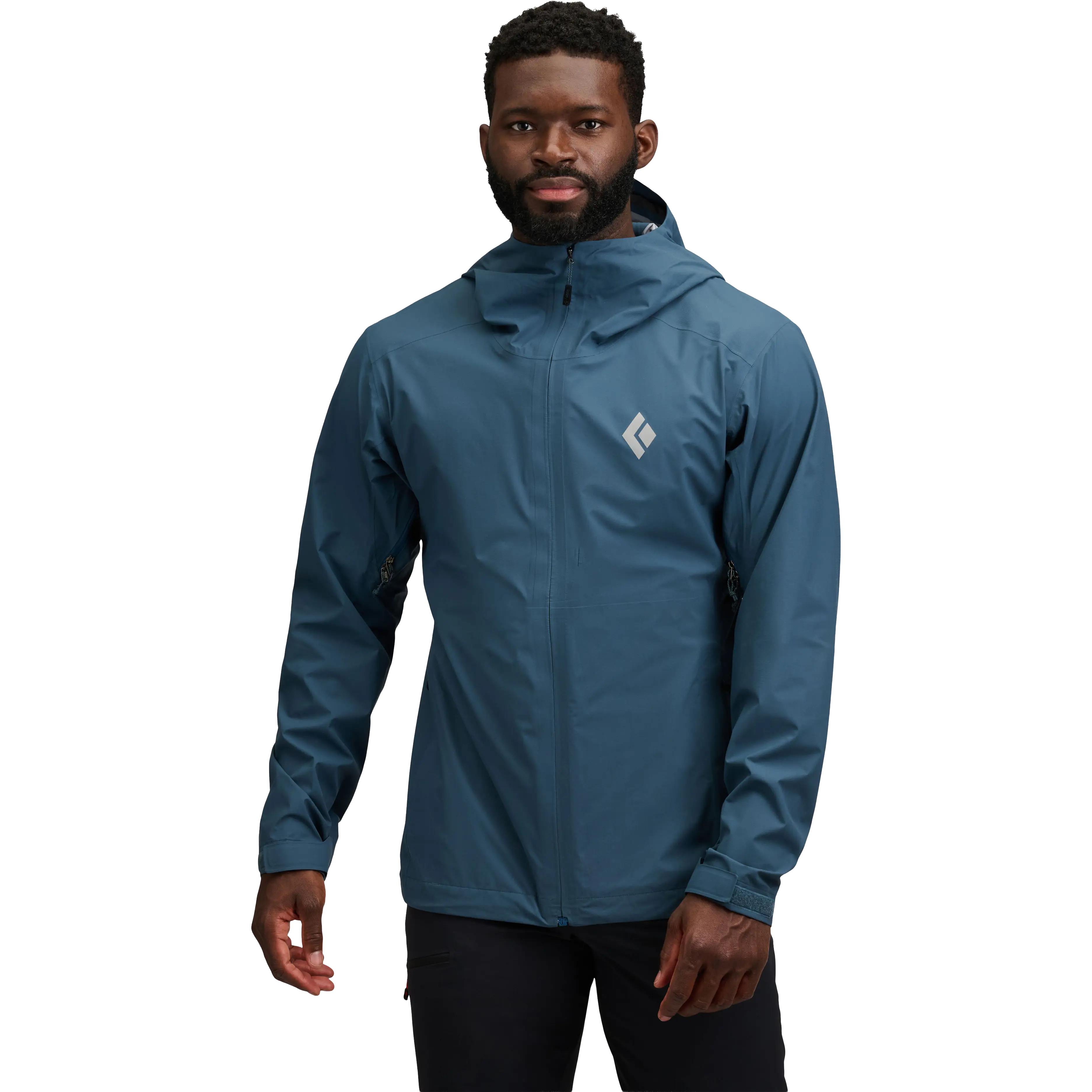 Black Diamond Strataline Stretch Shell Men - Midnight Blue - L - Regnjakker