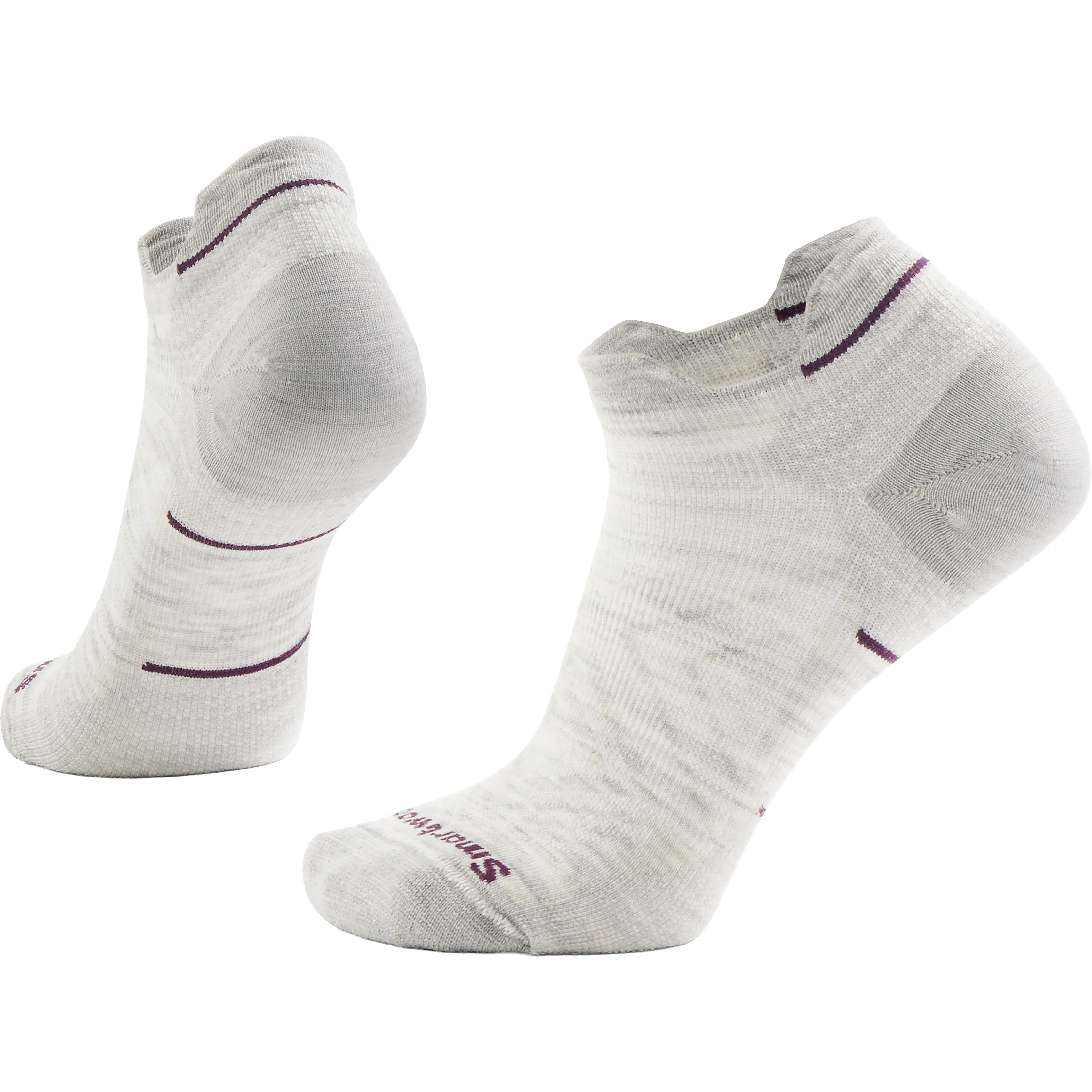 Smartwool Run Zero Cushion Low Ankle Women uldsokker - Ash - L/42-45 - Uldsokker til børn