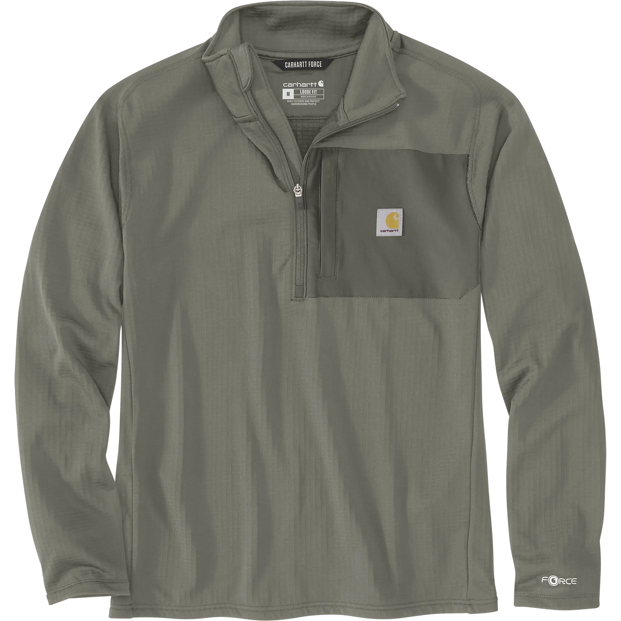 Force™ Ironwood Relaxed 1/2 Zip Mock Neck