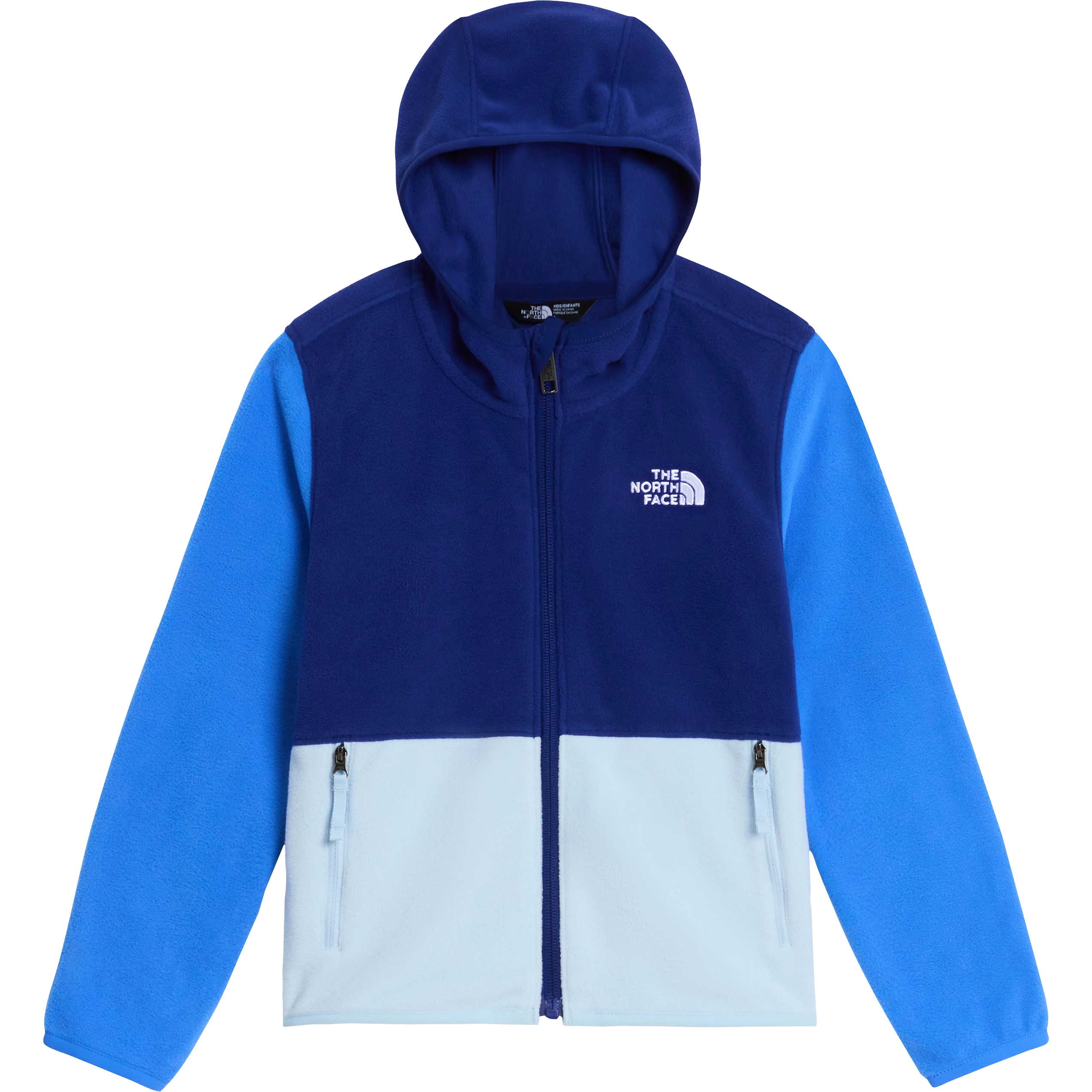 The North Face Glacier FZ Hoodie Glacier Kids - Bold Blue - 7 år - Trøjer til børn