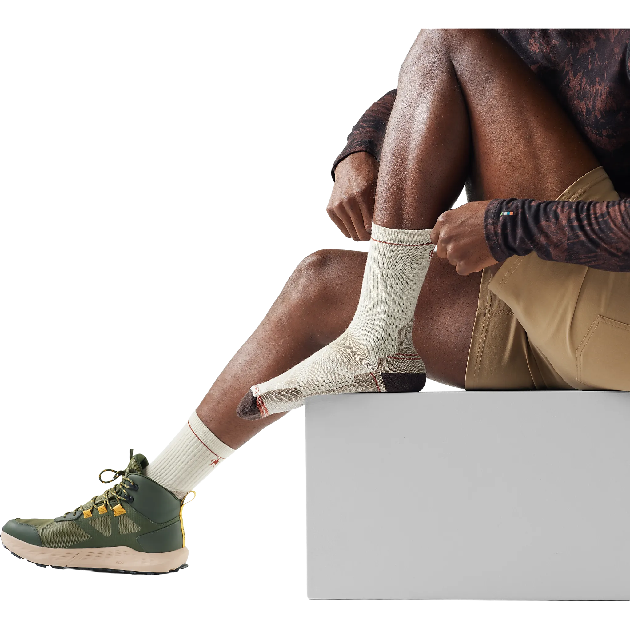 Performance Hike Light Cushion Crew Men ullstrumpor