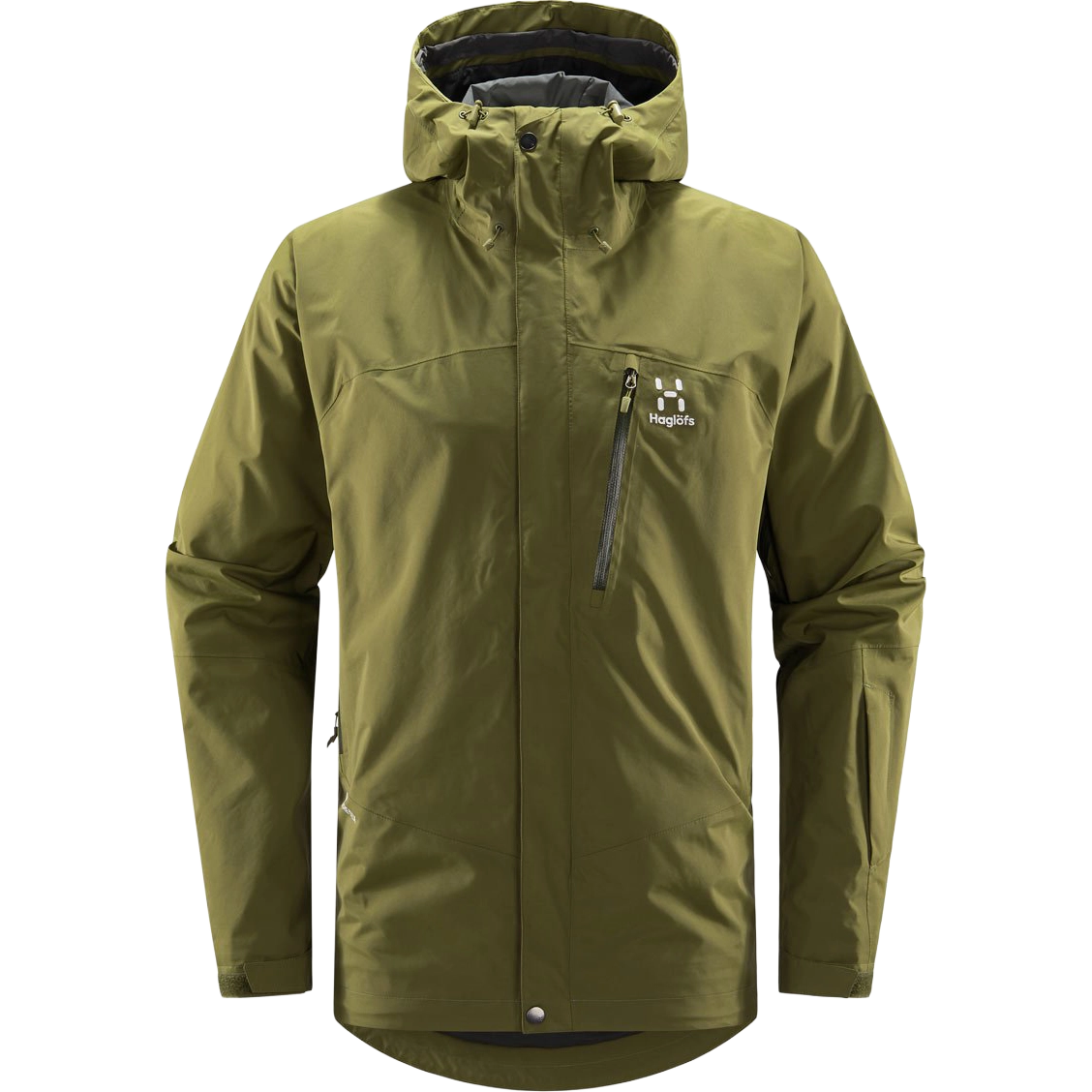 Haglöfs Astral GTX Jacket Men regnjakke - Olive Green - S - Regnjakker