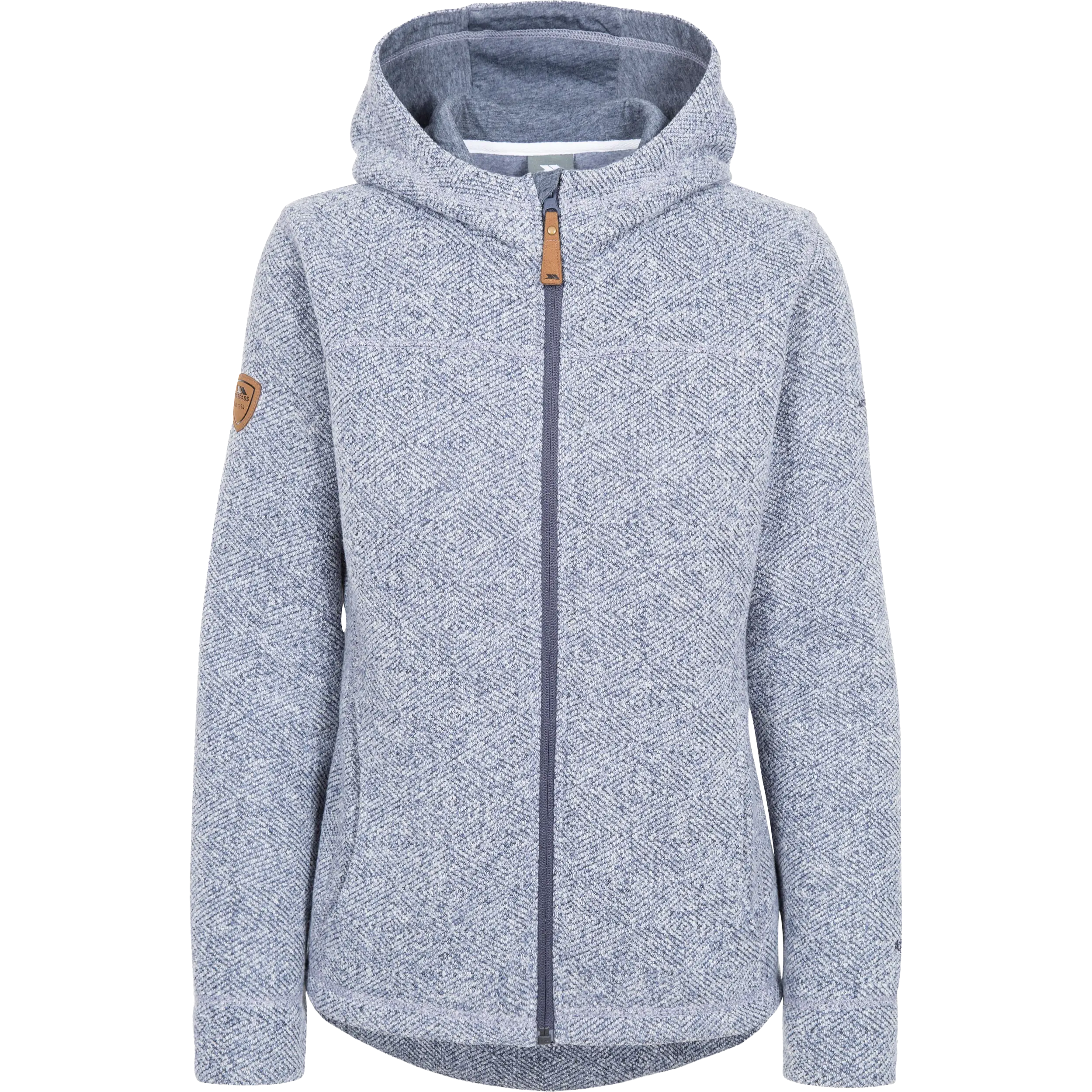 Trespass Reserve Fleece Women damefleece - Denim Blue - S - Fleecetrøjer