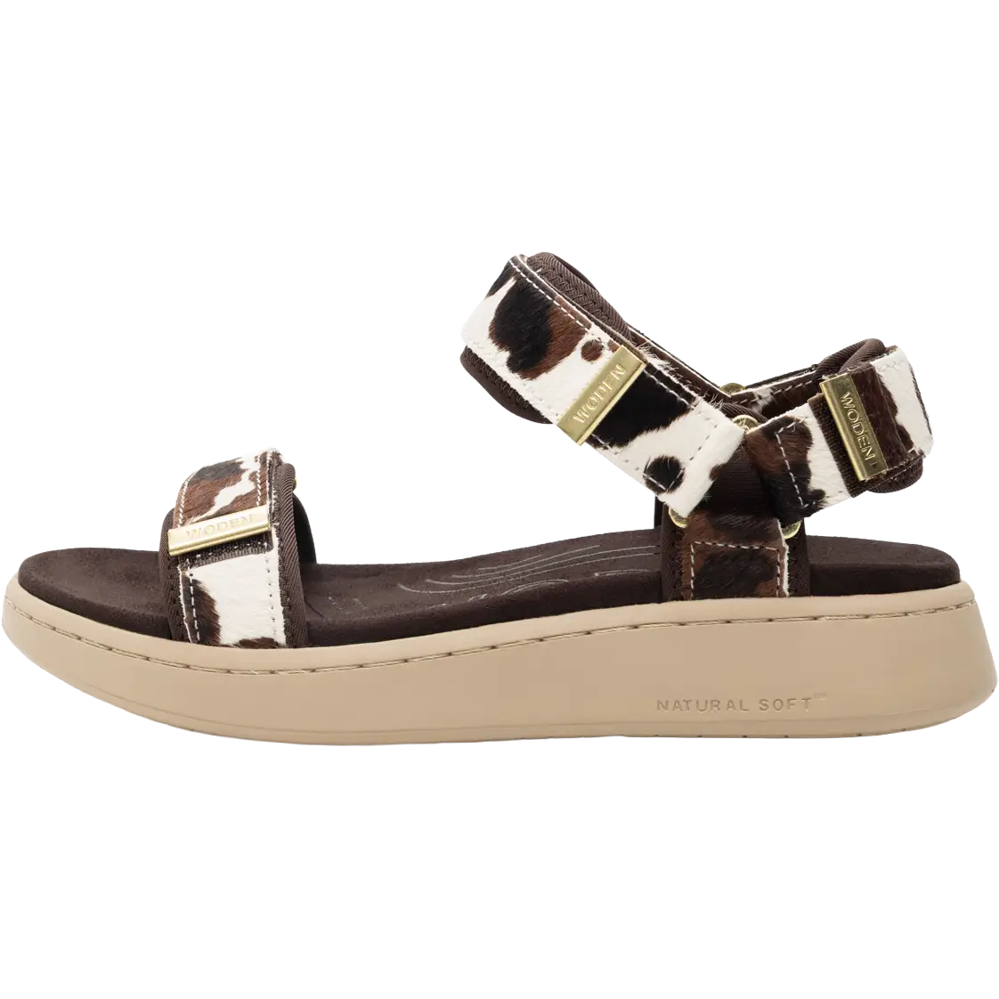 WODEN Line Animal Sandal Women - Cow - 36 - Sandaler