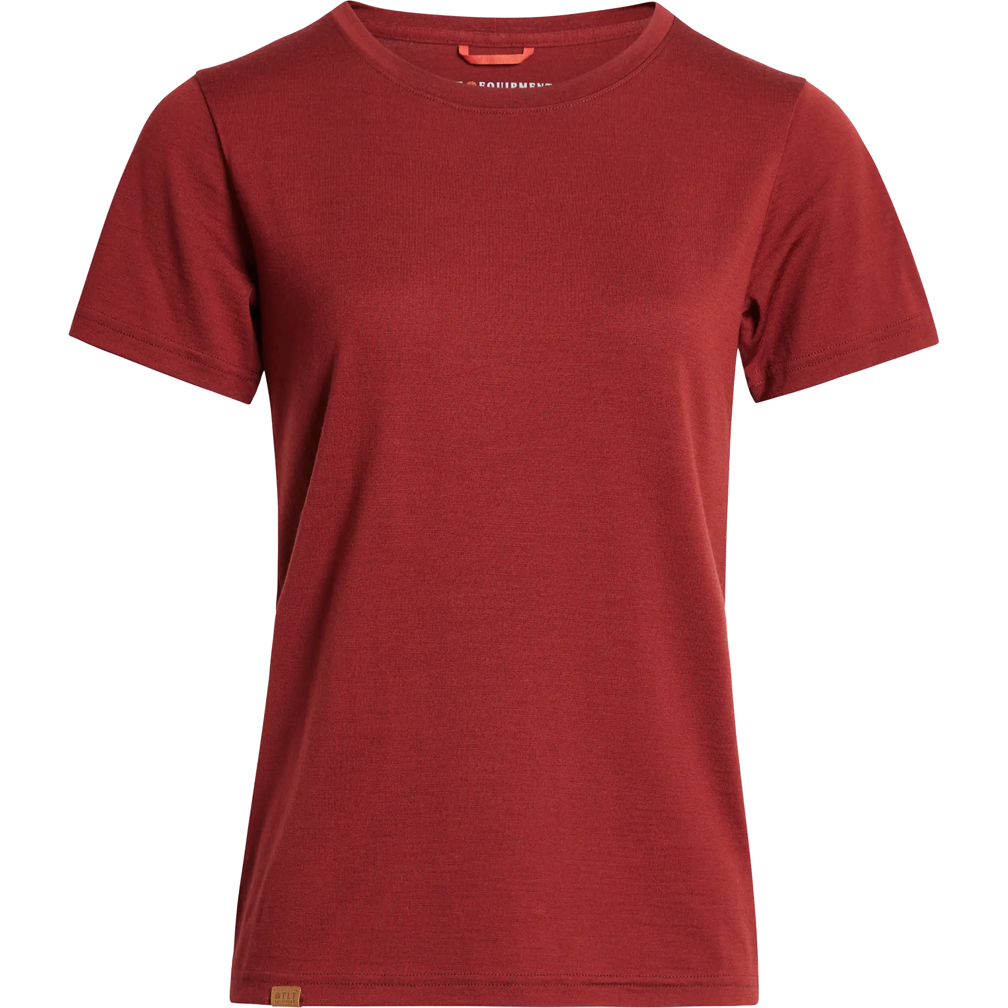 TLT Pure Wool S/S Crew Women - Fired Brick - M - Kortærmet T-shirts