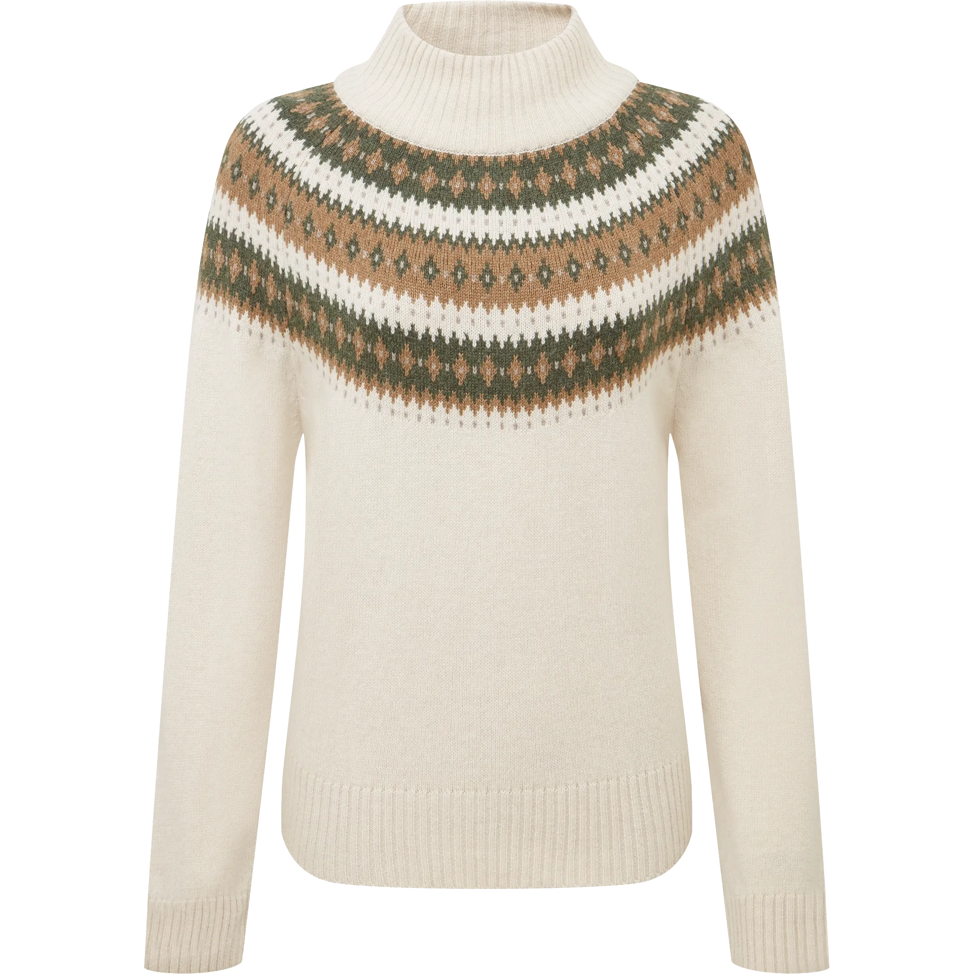 Indu Eco Mock Neck Women sweater
