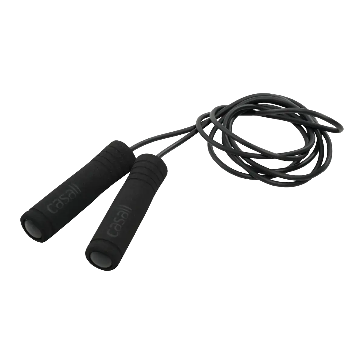 Casall Jump Rope Foam Handle - Black - One size - Træningsudstyr