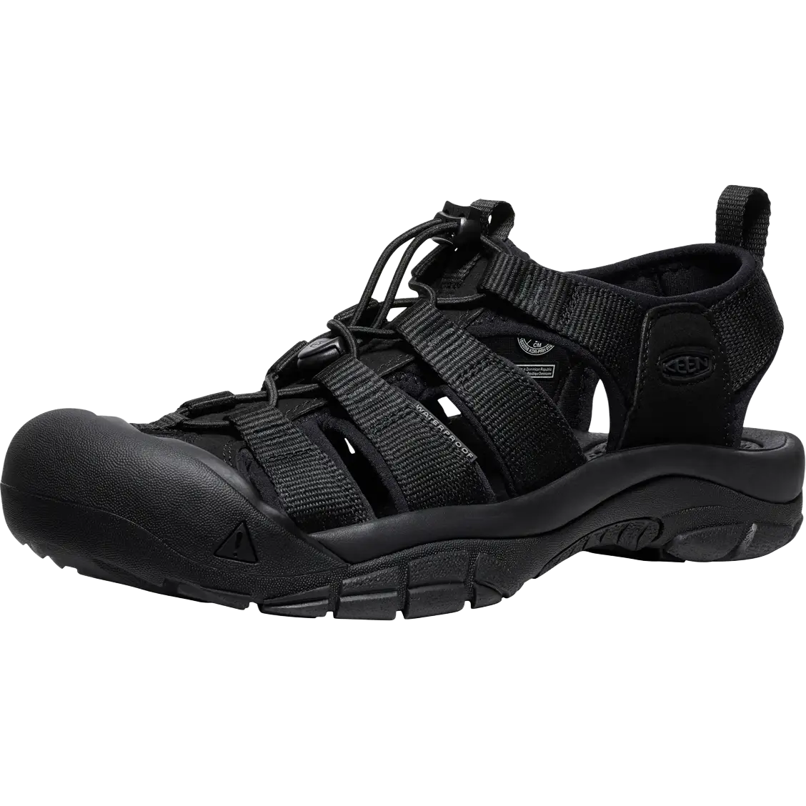 Keen Newport H2 Men herresandal - Triple/Black - 40,5 - Sandaler