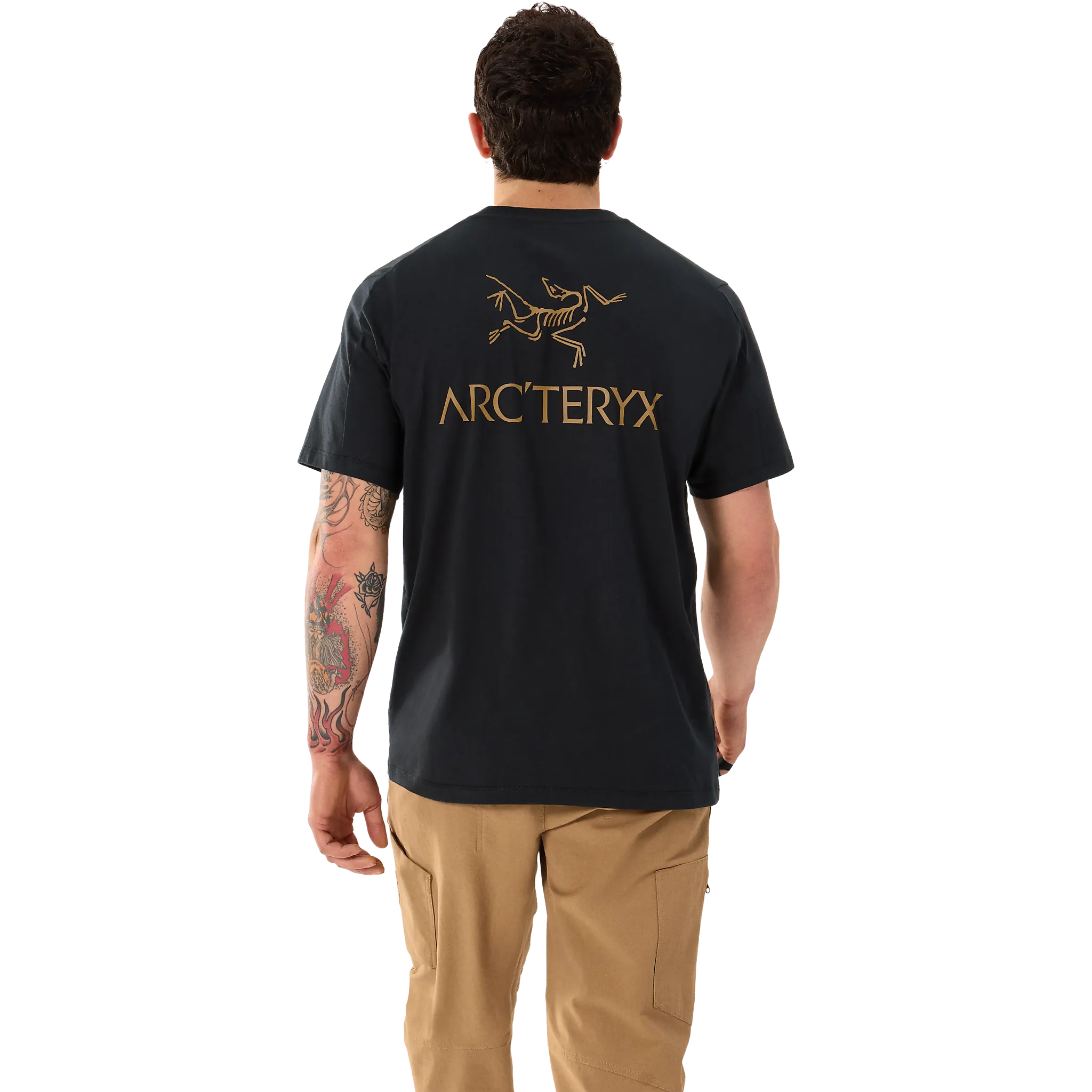Kragg SL Cotton Bird Word SS Men herr-T-shirt