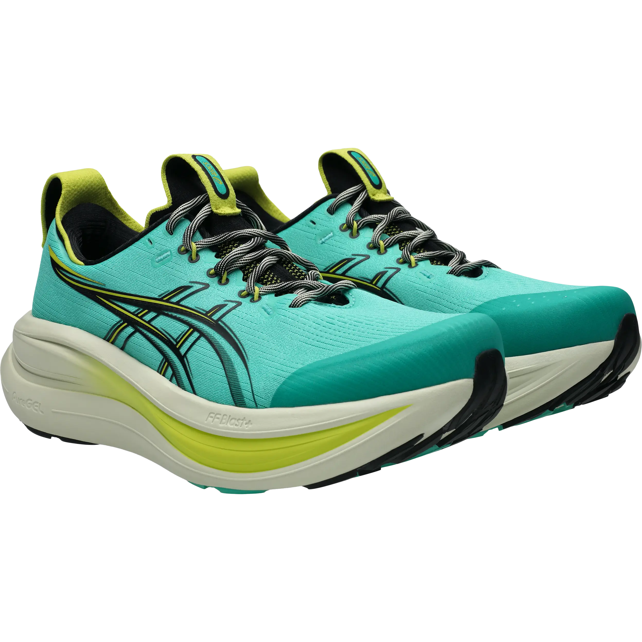 Asics Gel-Nimbus 28 Tr Men - Aurora Green/Black - US8/UK/7/41,5 - Løbesko