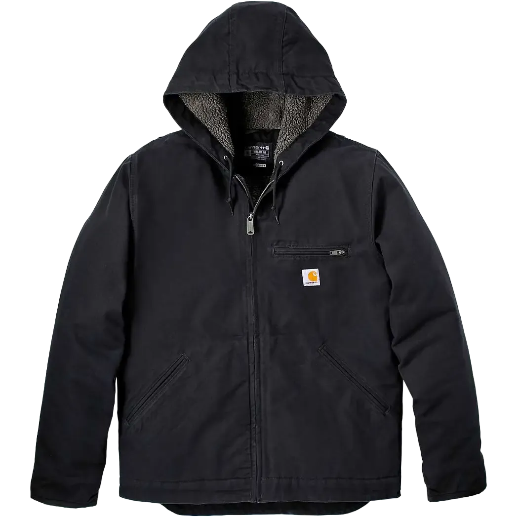 Washed Duck Sherpa Lined Jacket Men herrejakke