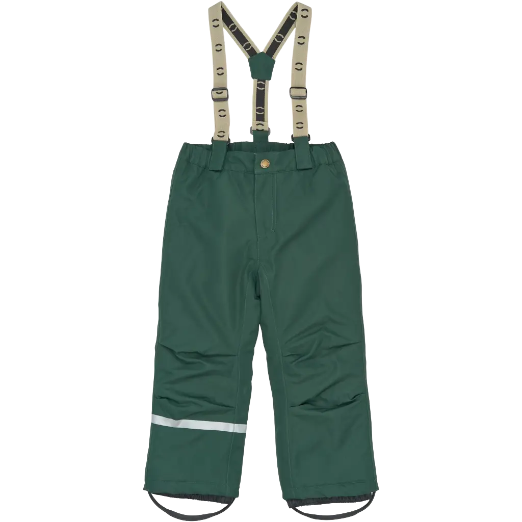 Mikk-Line Uni Snow Pant Solid Kids skibukser - Darkest Sprouse - 140 - Skibukser til børn
