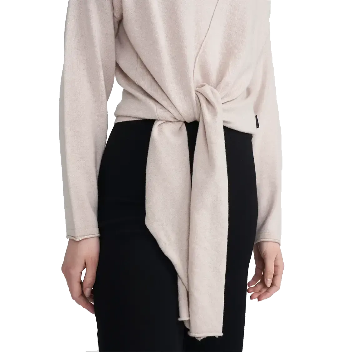 Emmy Tie Sweater Women ulltopp