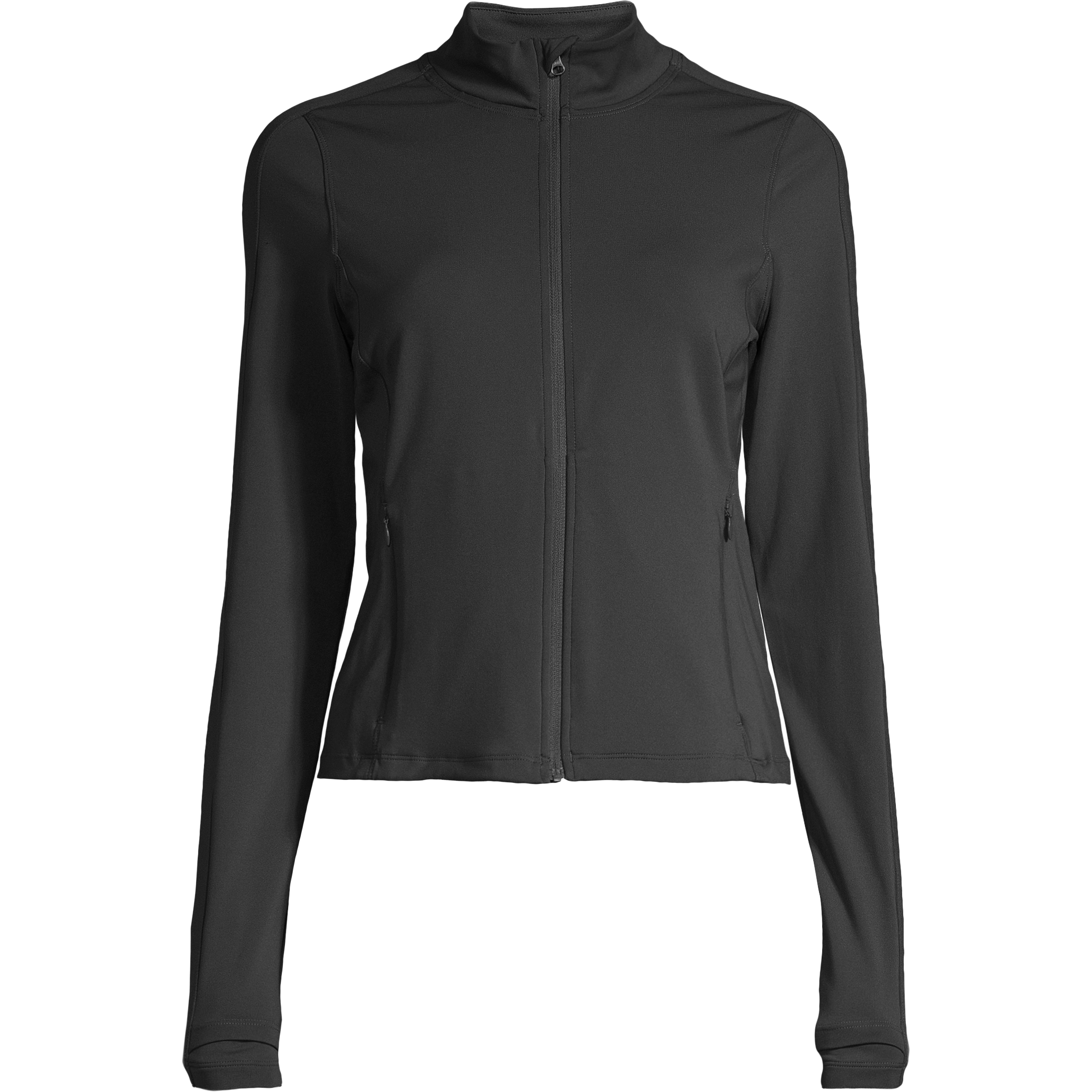 Casall Soft Touch Zip Jacket Woman - Black - XL - Tynde trøjer