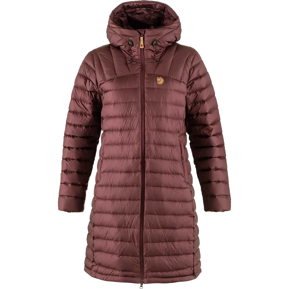Fjällräven Snow Flake Parka Women dunjakke - Port - L - Vinterjakker