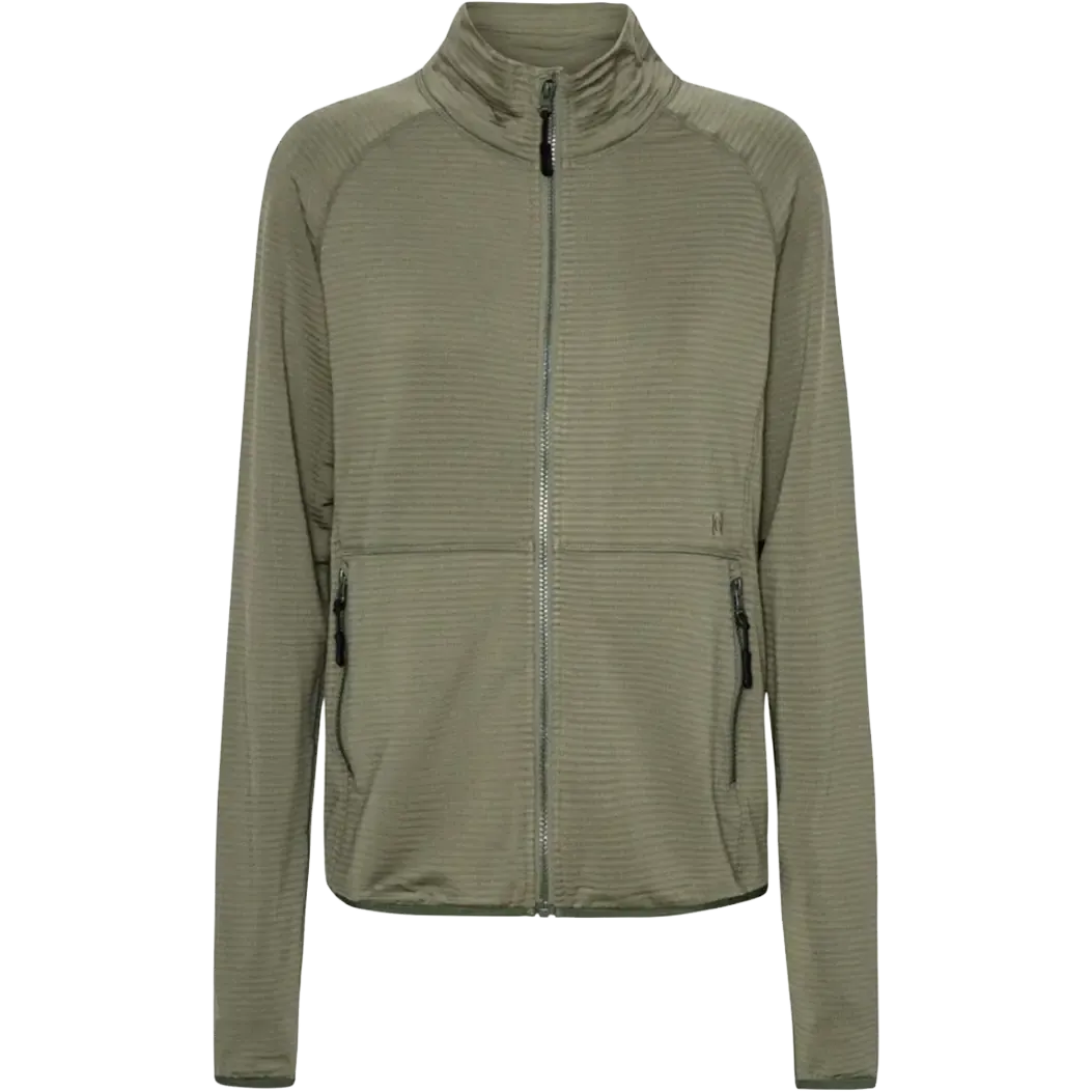Vättern Grid Cardigan Herr herrfleece