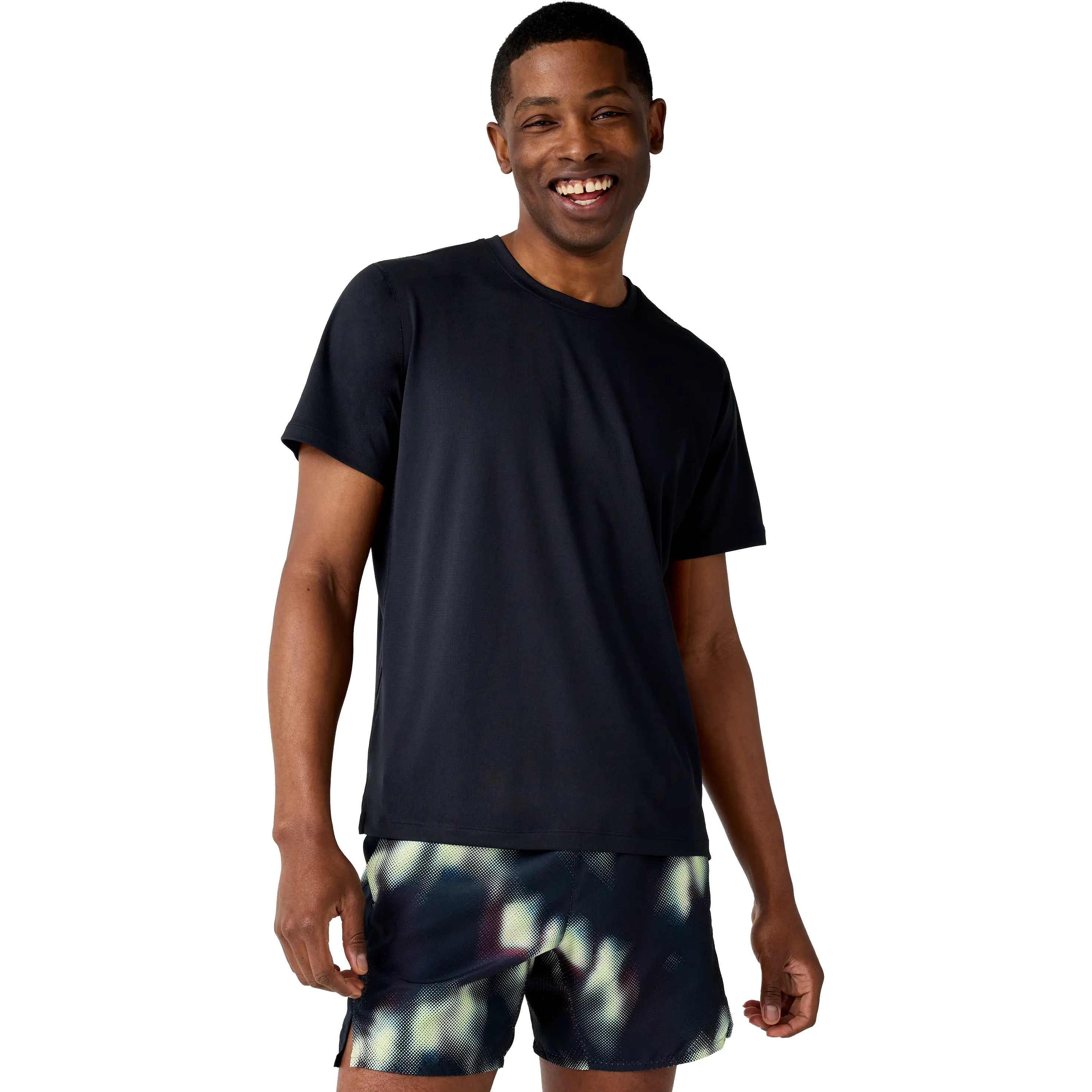 Brooks Dash Short Sleeve Men - Black - XL - Løbe t-shirt