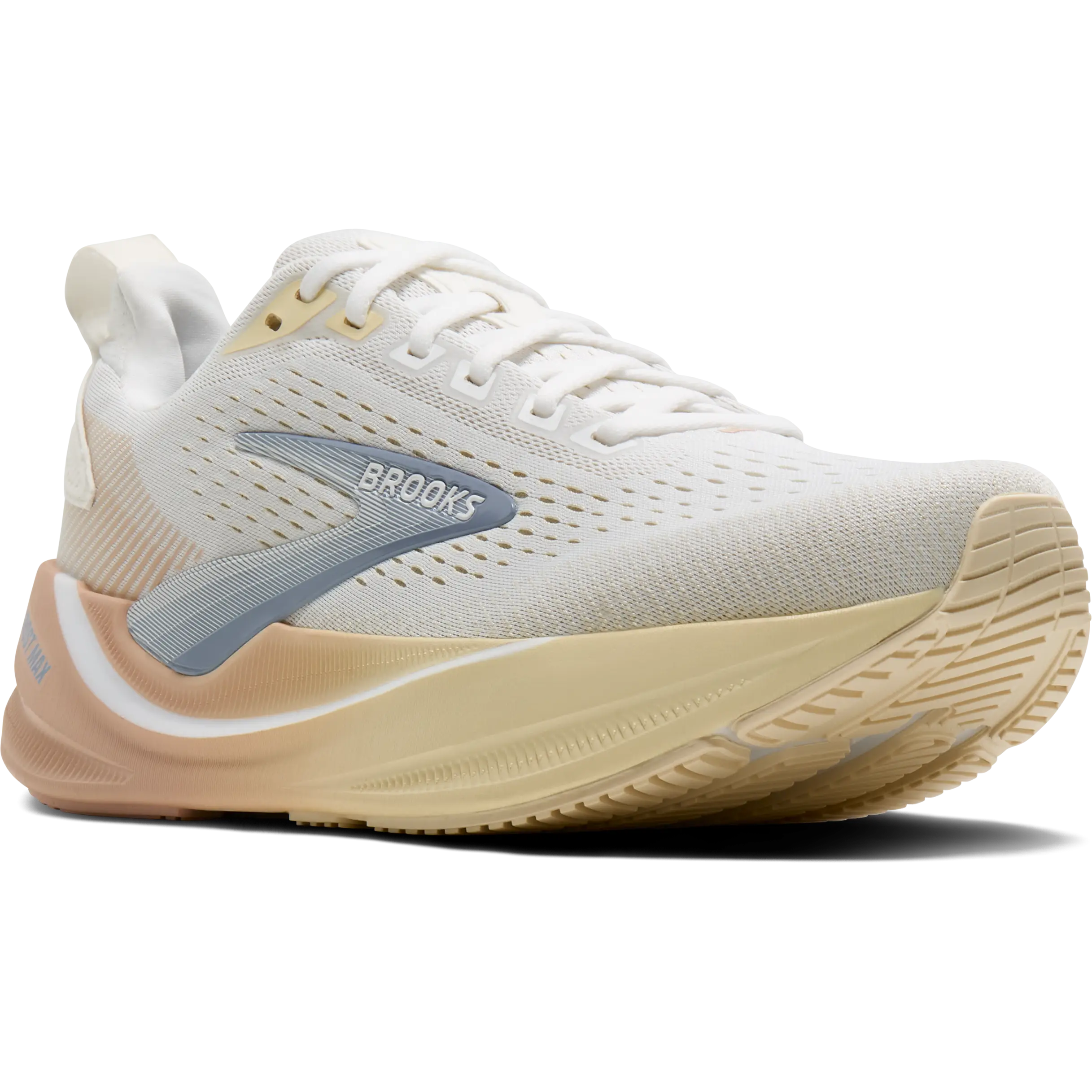 Brooks Ghost Max 4 Women - White - US10,5/UK8,5/42,5 - Løbesko