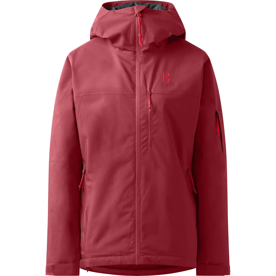 Haglöfs Gondol Insulated II Jacket Women vinterjakke - Carmine Red - S - Vinterjakker