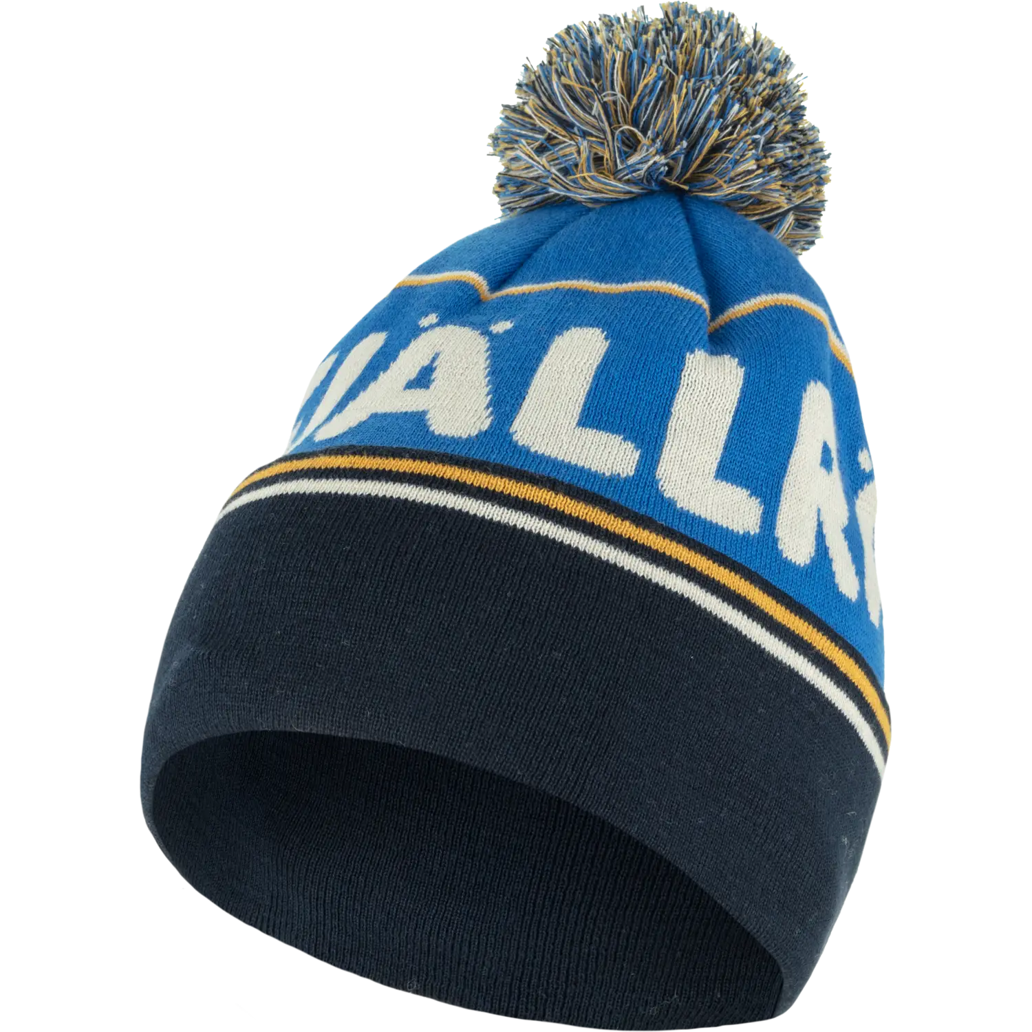 Fjällräven Pom Hat hue - Alpine Blue/Dark Navy - One size - Huer