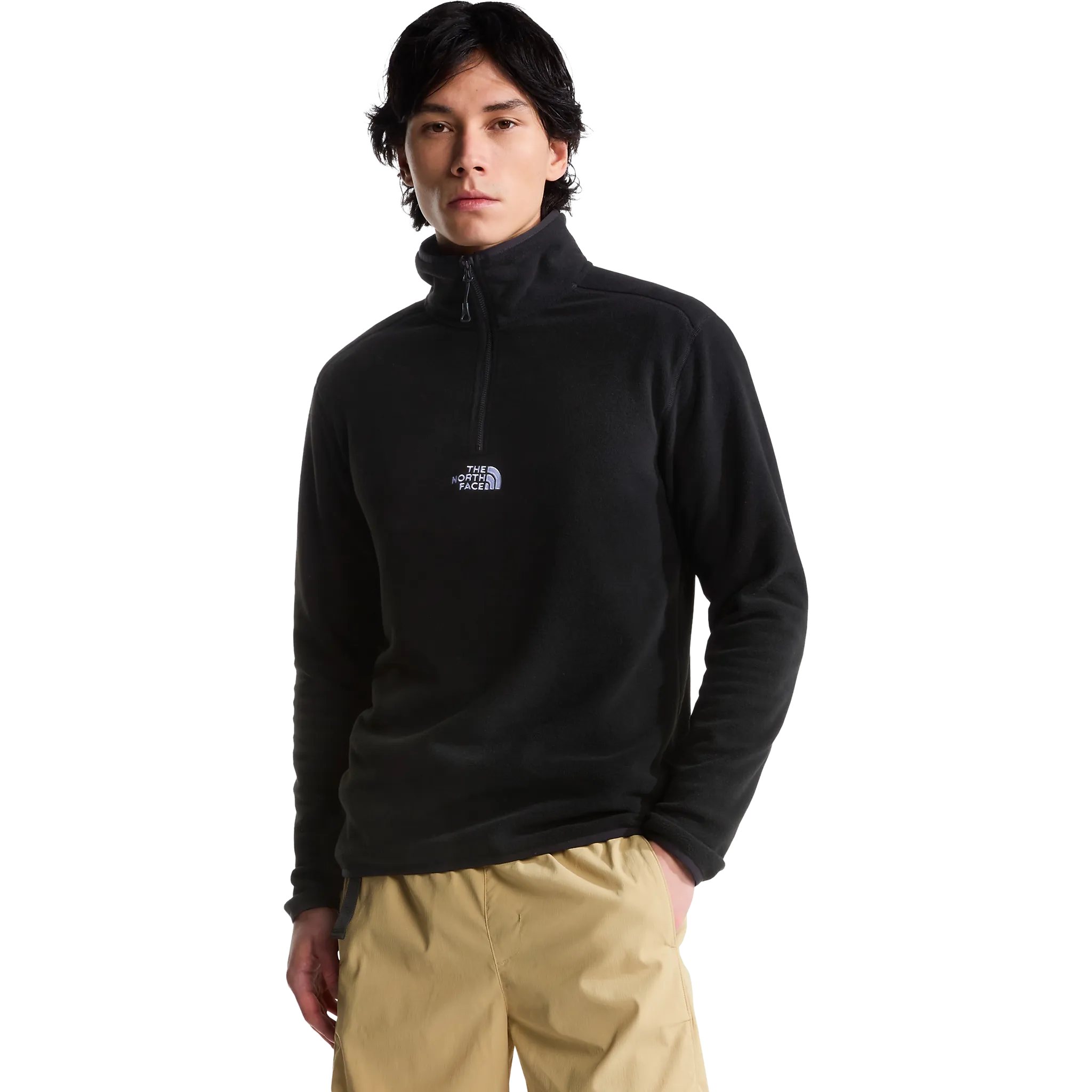 Glacier 1/4 Zip Embroidered Logo Herr