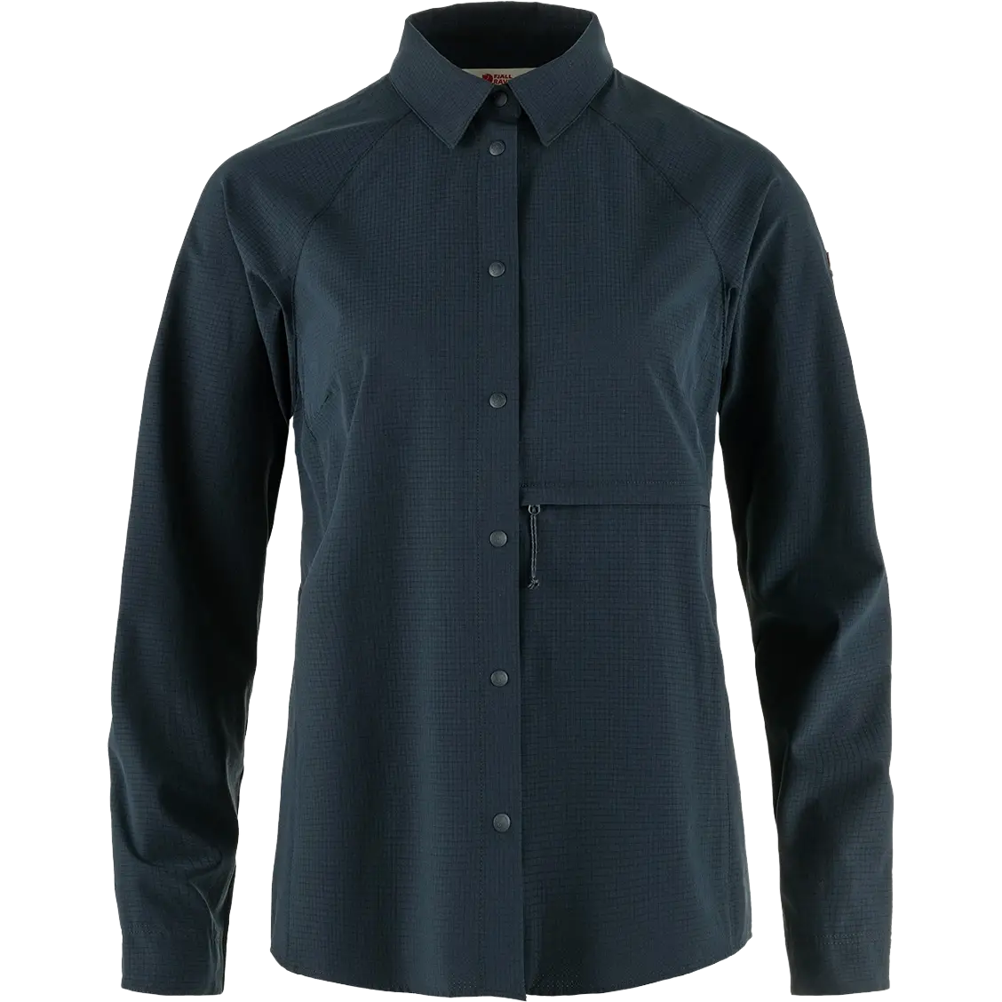 Fjällräven Abisko Trekking Shirt Women skjorte - Dark Navy - L - Langærmet skjorter