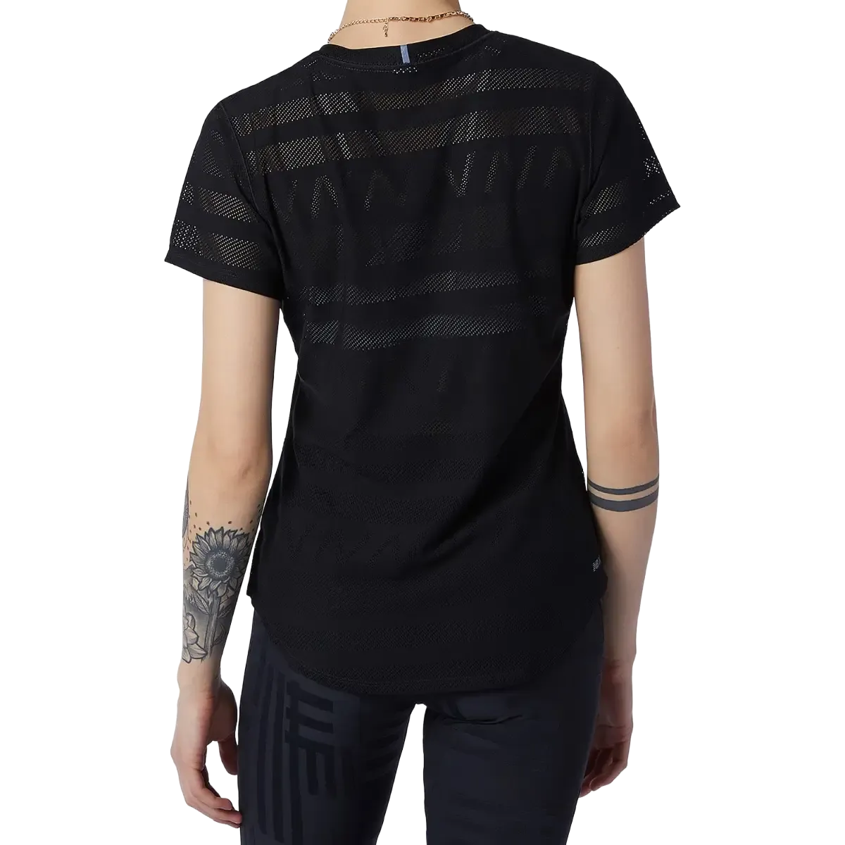 Q Speed Jacquard Short Sleeve Women løbe-T-shirt