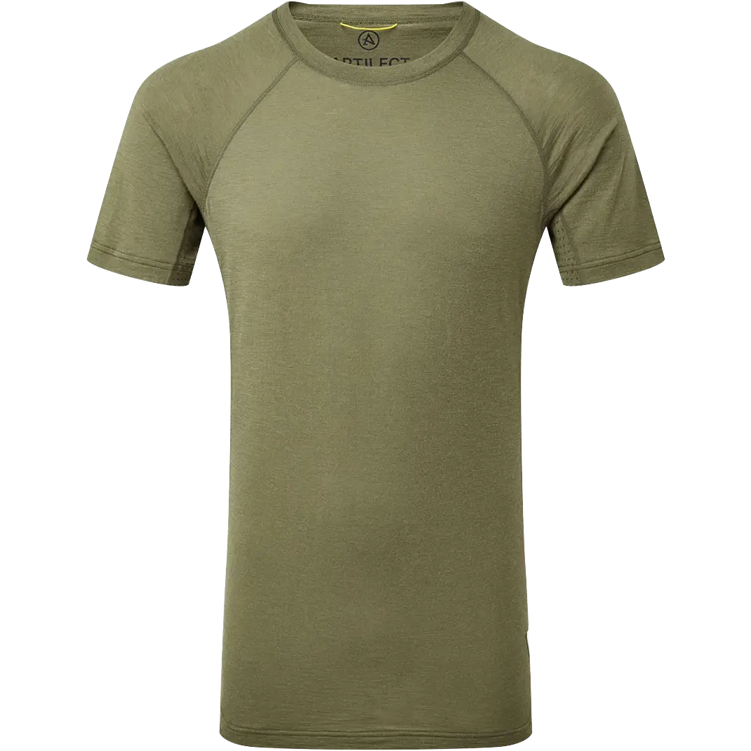 Artilect Boulder 125 Tee Men uldundertrøje - Kalamata - L - Uldundertøj