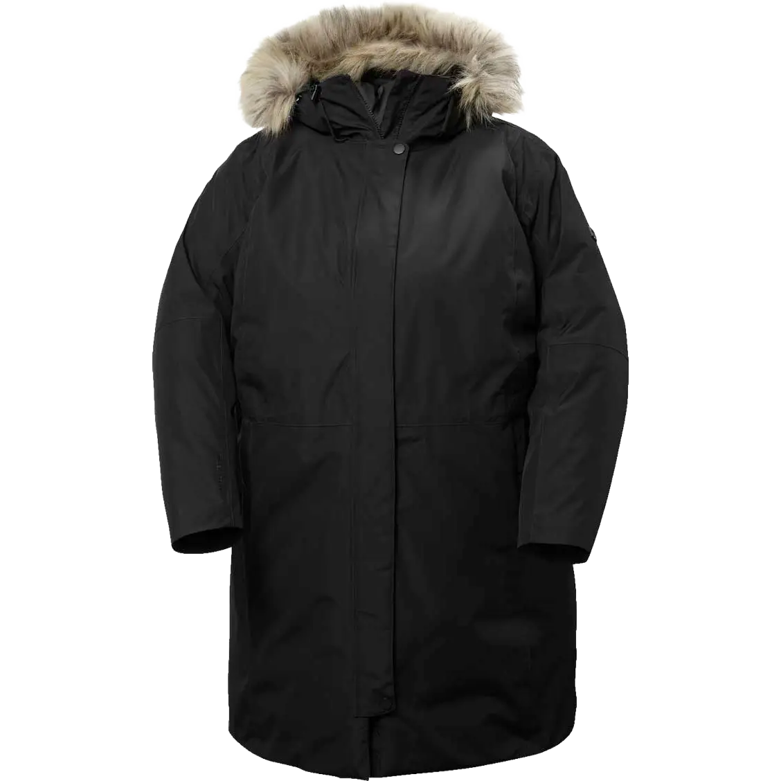 Helly Hansen Senja Plus Parka Women - Black - 2X PlusSize - Vinterjakker