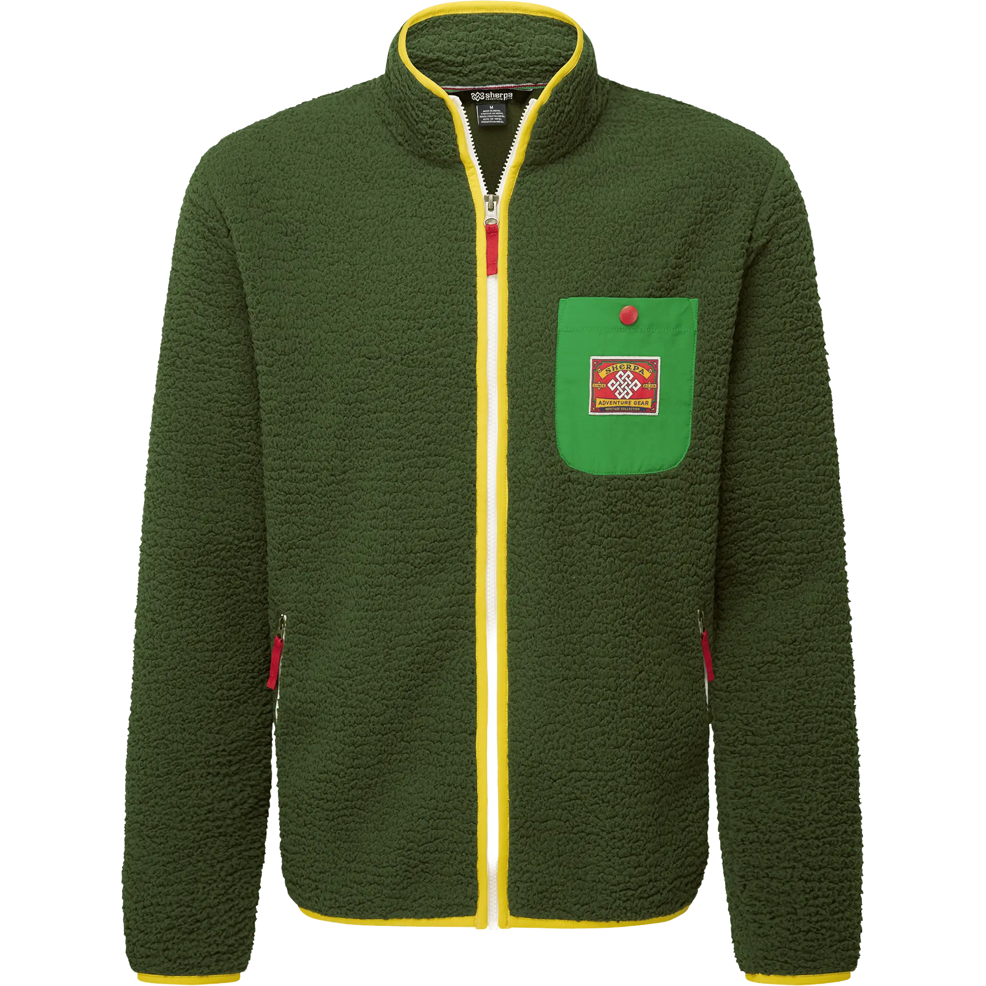 Sherpa Tarcho Full Zip Unisex - Tamur River - M - Fleecetrøjer
