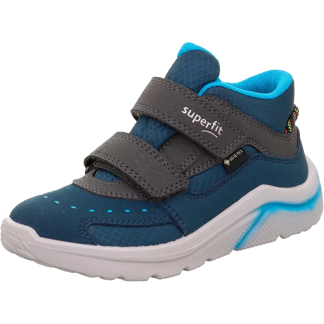 SuperFit Kicks GTX 2V Kids børnesko - Blau - 35 - Vandtætte sko til børn