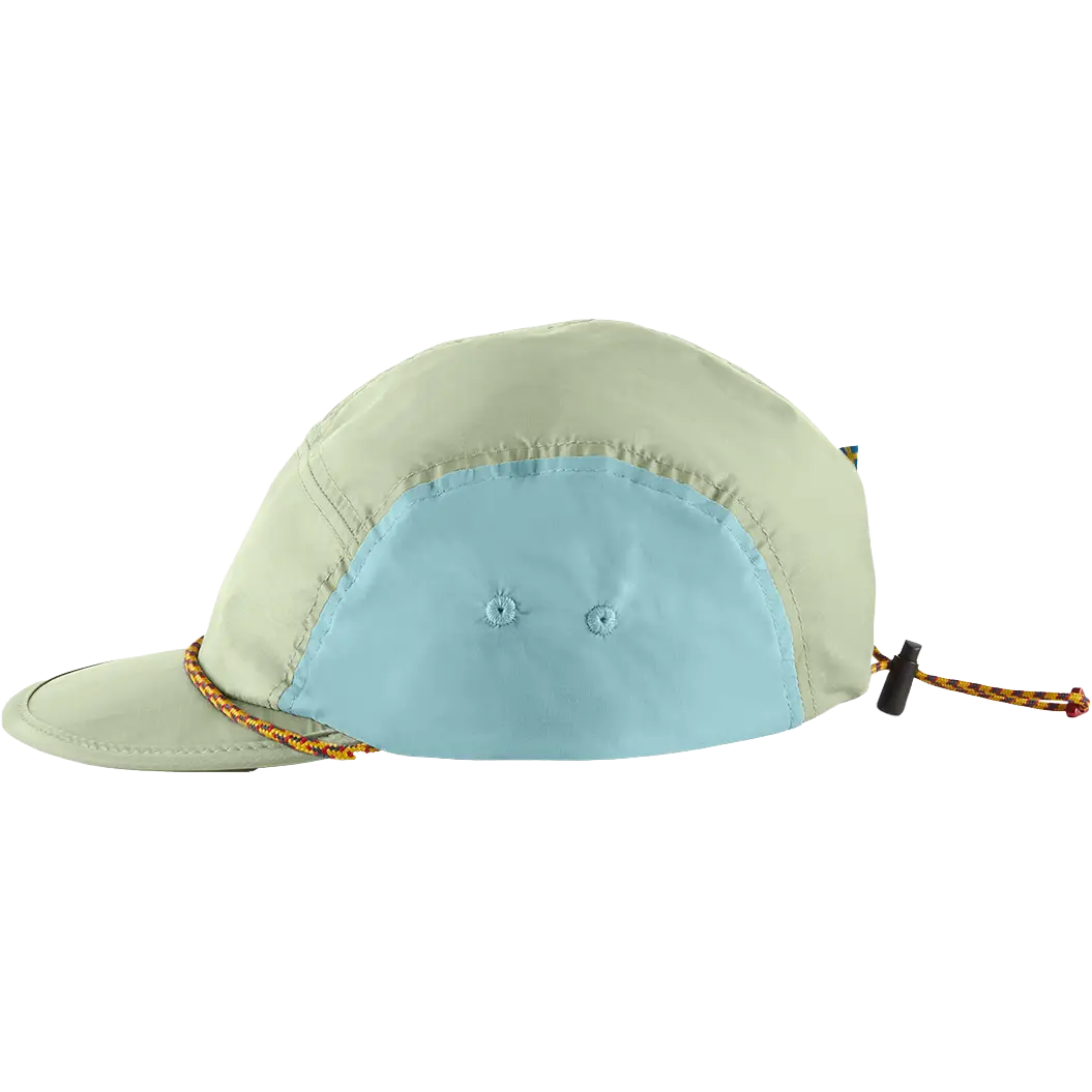 Klättermusen Runa Five Panel Cap kasket - Sea Foam/Mineral Blue - One size