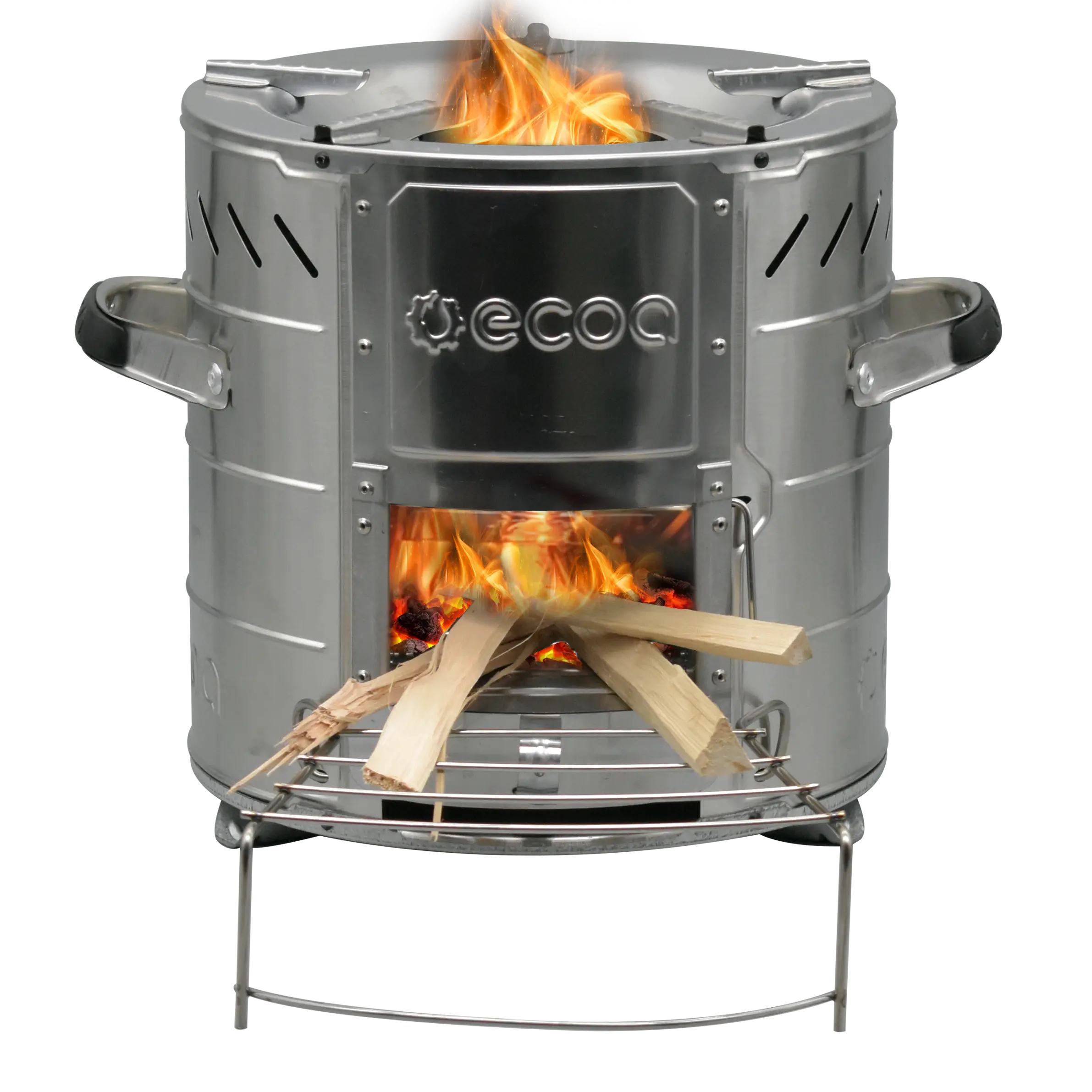 Burn Bestillingsvare: ECOA Wood G3.1 inkl. læskærm - Silver - One size - Udstyr til bål