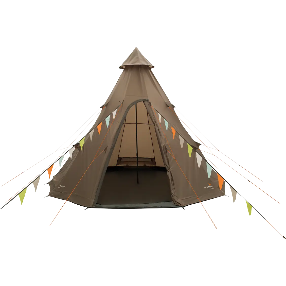 easy camp Rands Tipi telt, 8 prs. - Dark Sand - One size - Familietelte