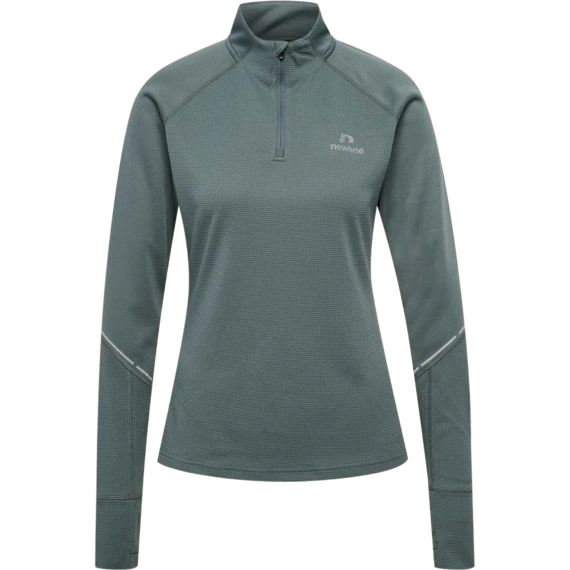 Newline Power Half Zip Women - Balsam Green - L - Løbetrøjer