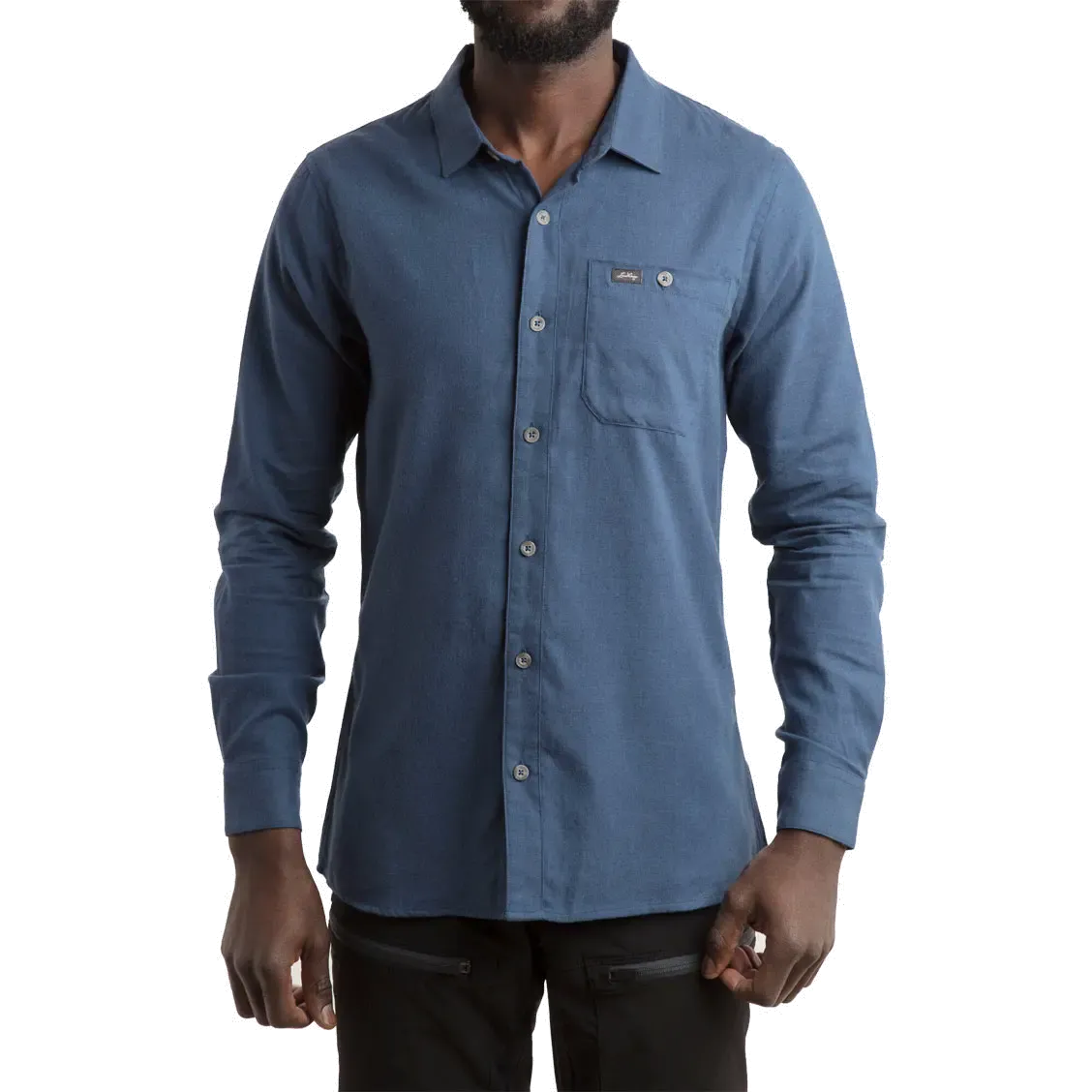 Ekren Solid LS Shirt Men herrskjorta