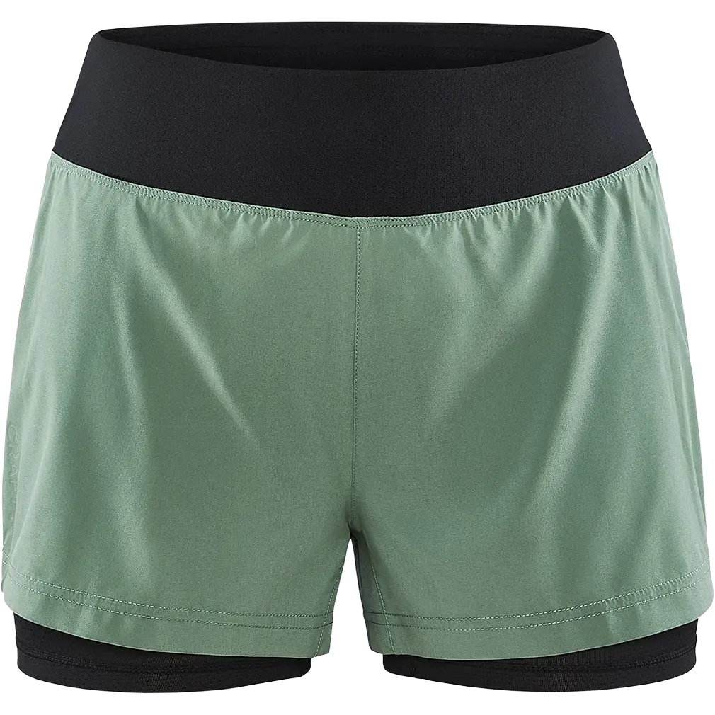 Craft Adv Essence 2-In-1 Shorts Women - Swale - One size - Løbeshorts