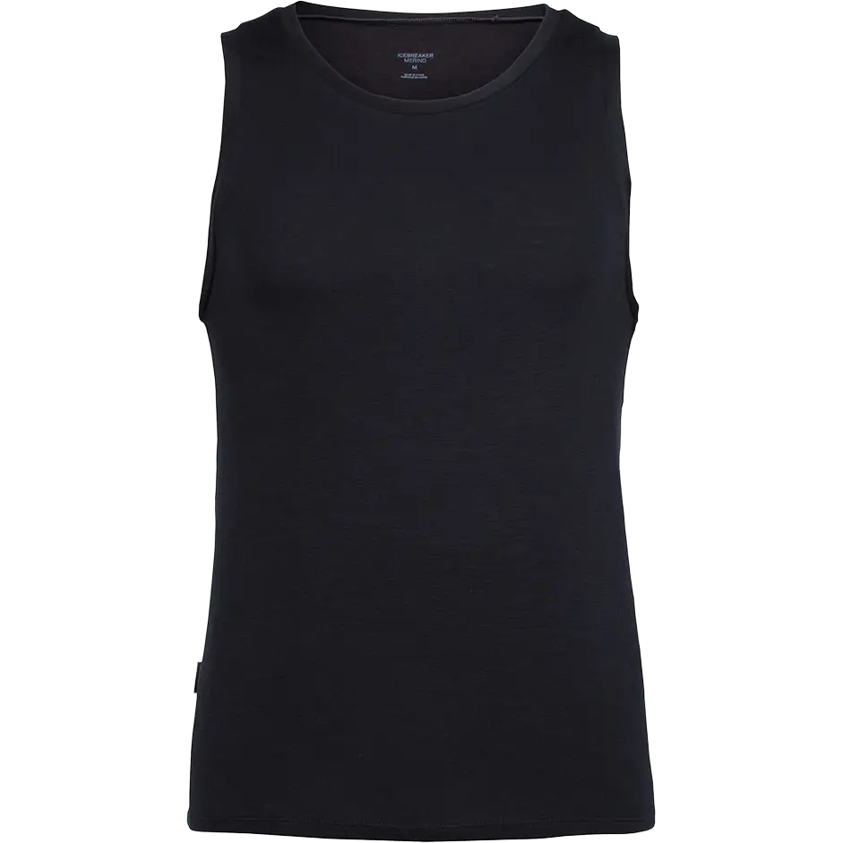Icebreaker Anatomica Tank - Black/Monsoon - S - Undertrøjer