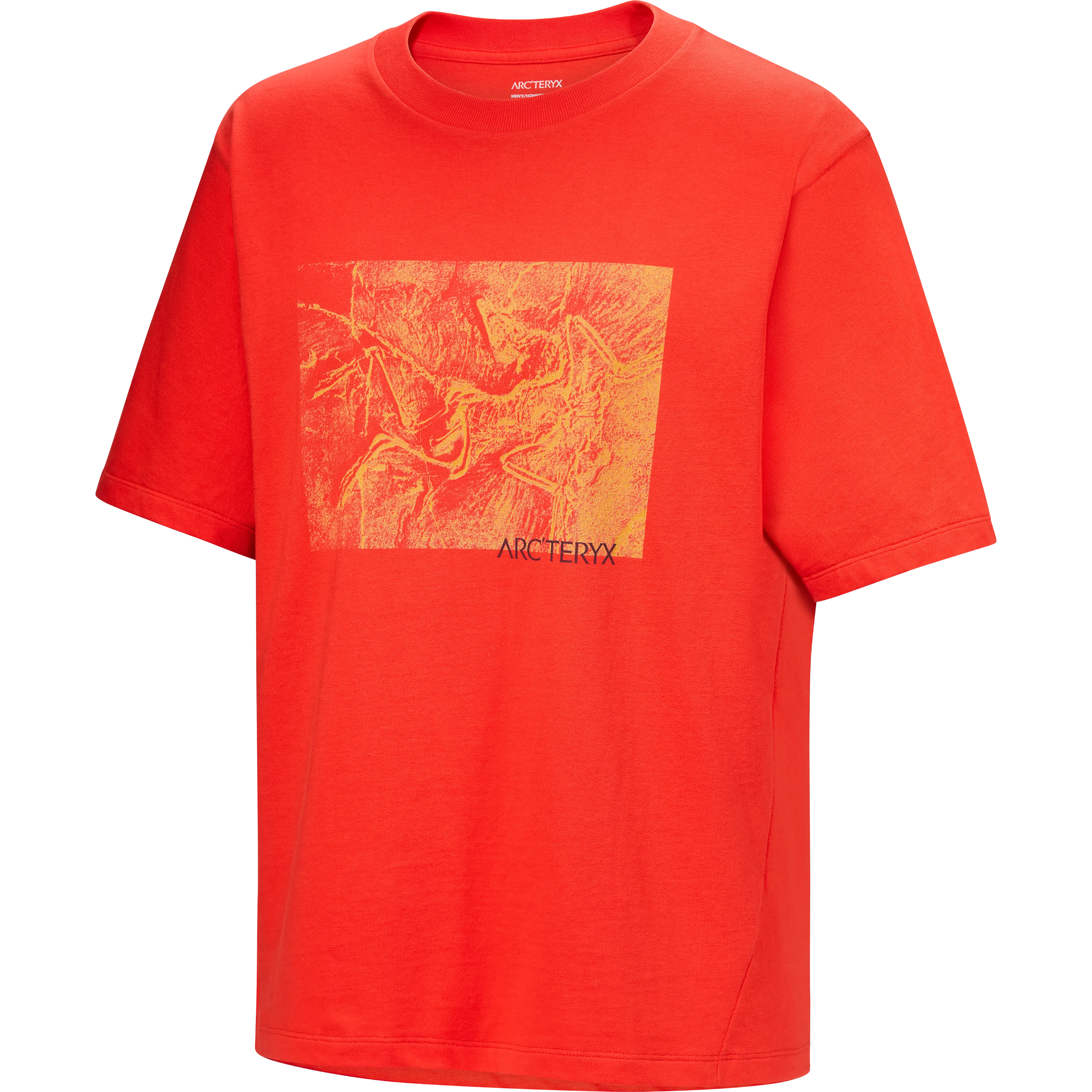 Arcteryx Kragg Cotton Lithographica SS Men - Dynasty - S - Kortærmet T-shirts