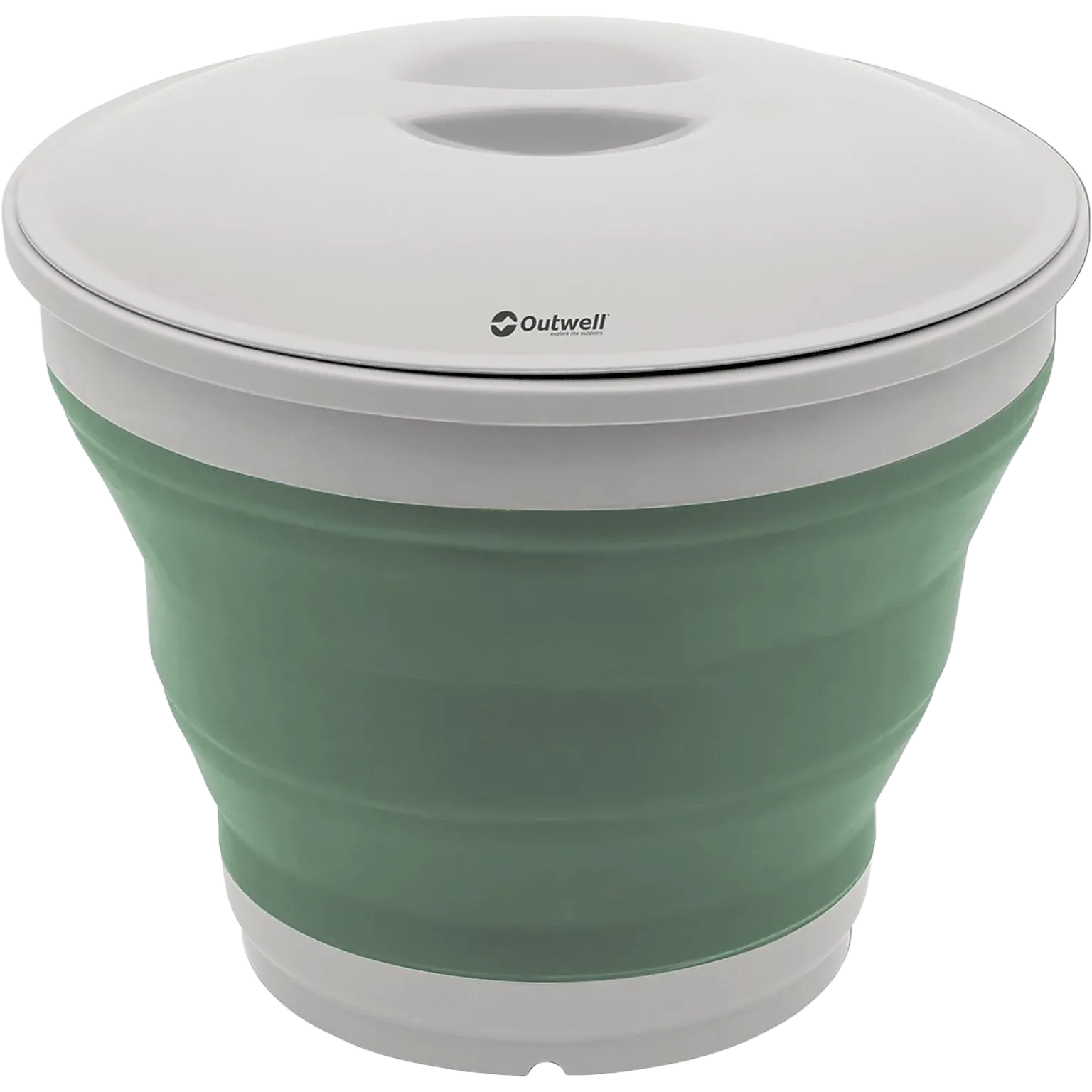 Collaps Bucket Round m. låg foldespand
