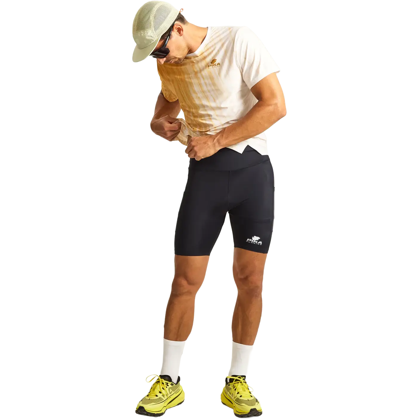 Pika Wear Pika Trail Running Tight - Short - BLACK - S - Løbeshorts